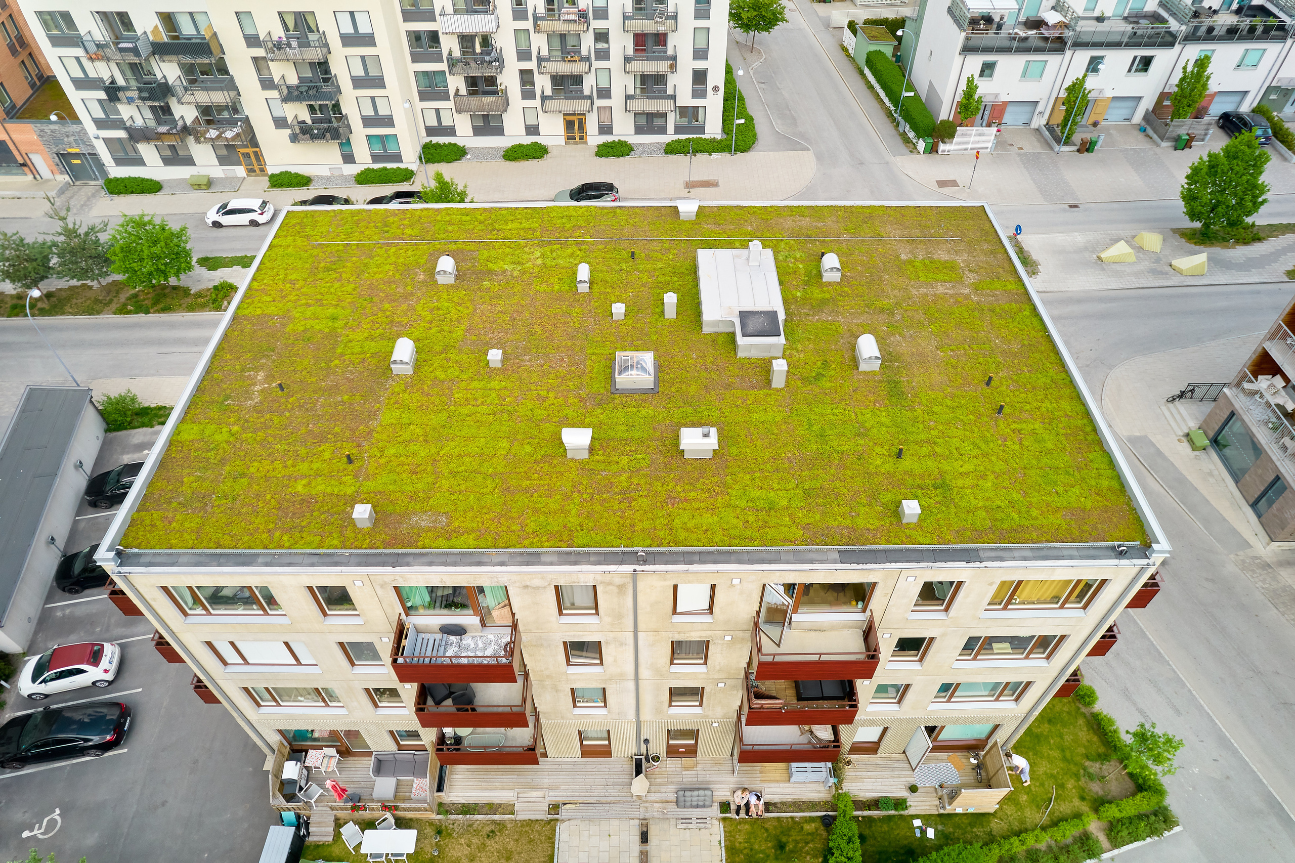 Drönnarefoto. Bröllopsfoto, foto, flygfoto i Stockholm