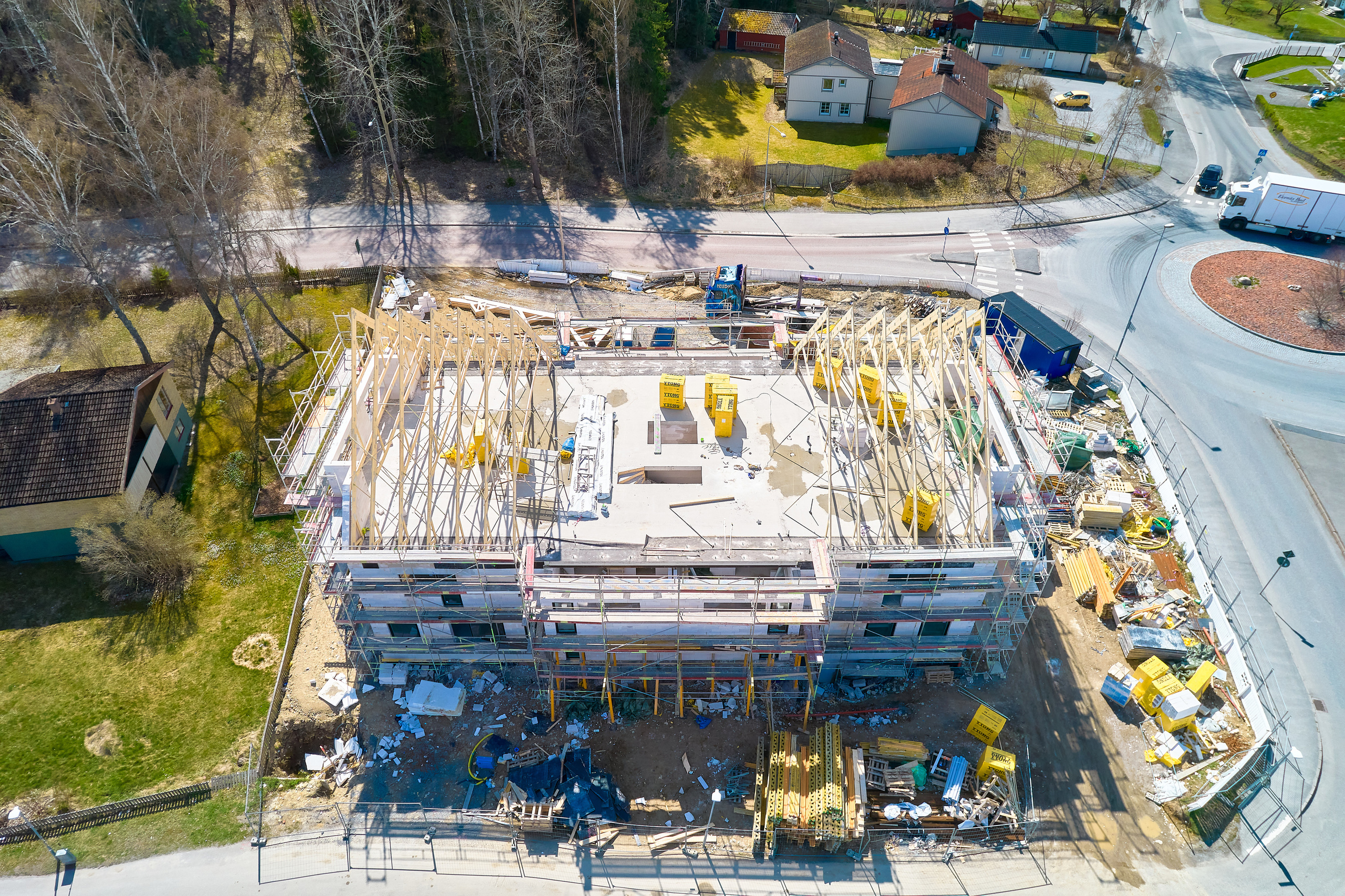 Drönnarefoto. Bröllopsfoto, foto, flygfoto i Stockholm