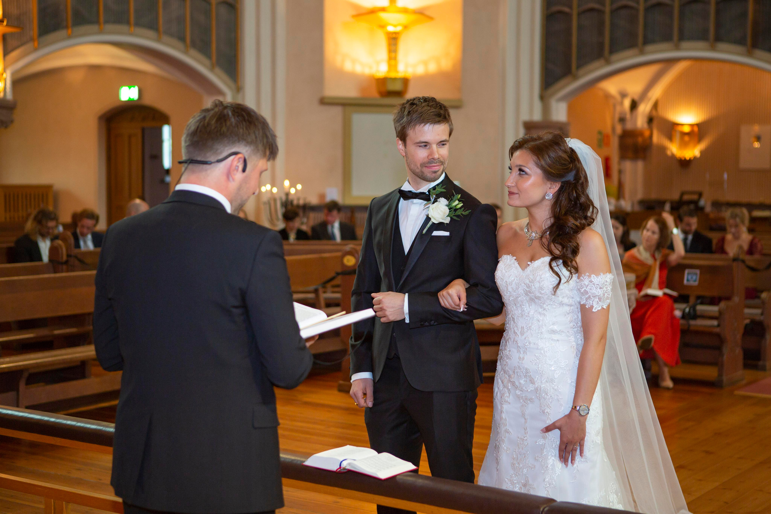 Bröllop. Bröllopsfoto, foto, flygfoto i Stockholm