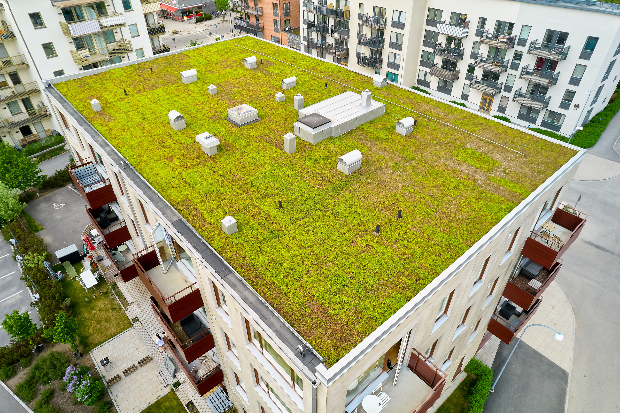 Drönnarefoto. Bröllopsfoto, foto, flygfoto i Stockholm