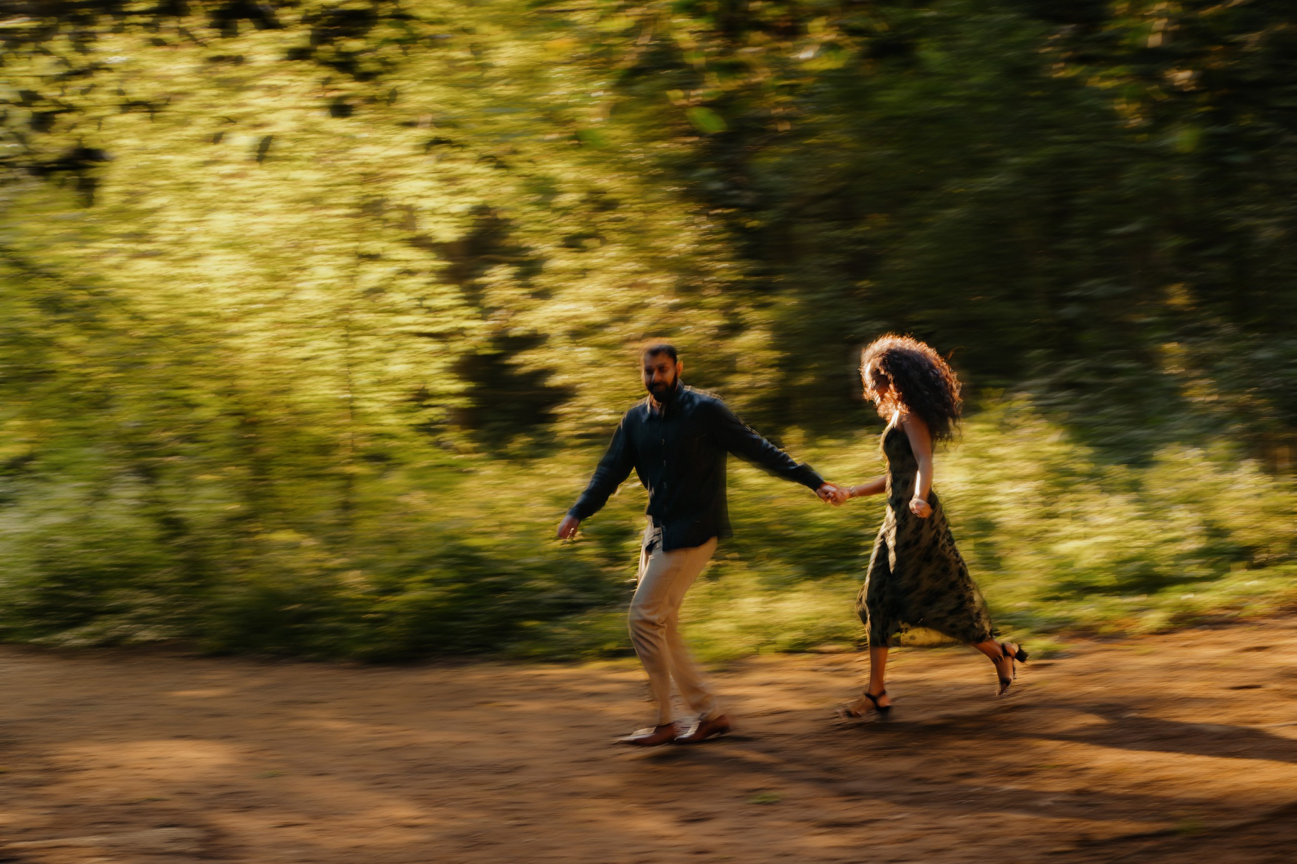 Engagement session in Holland Park. London portrait and family photographer