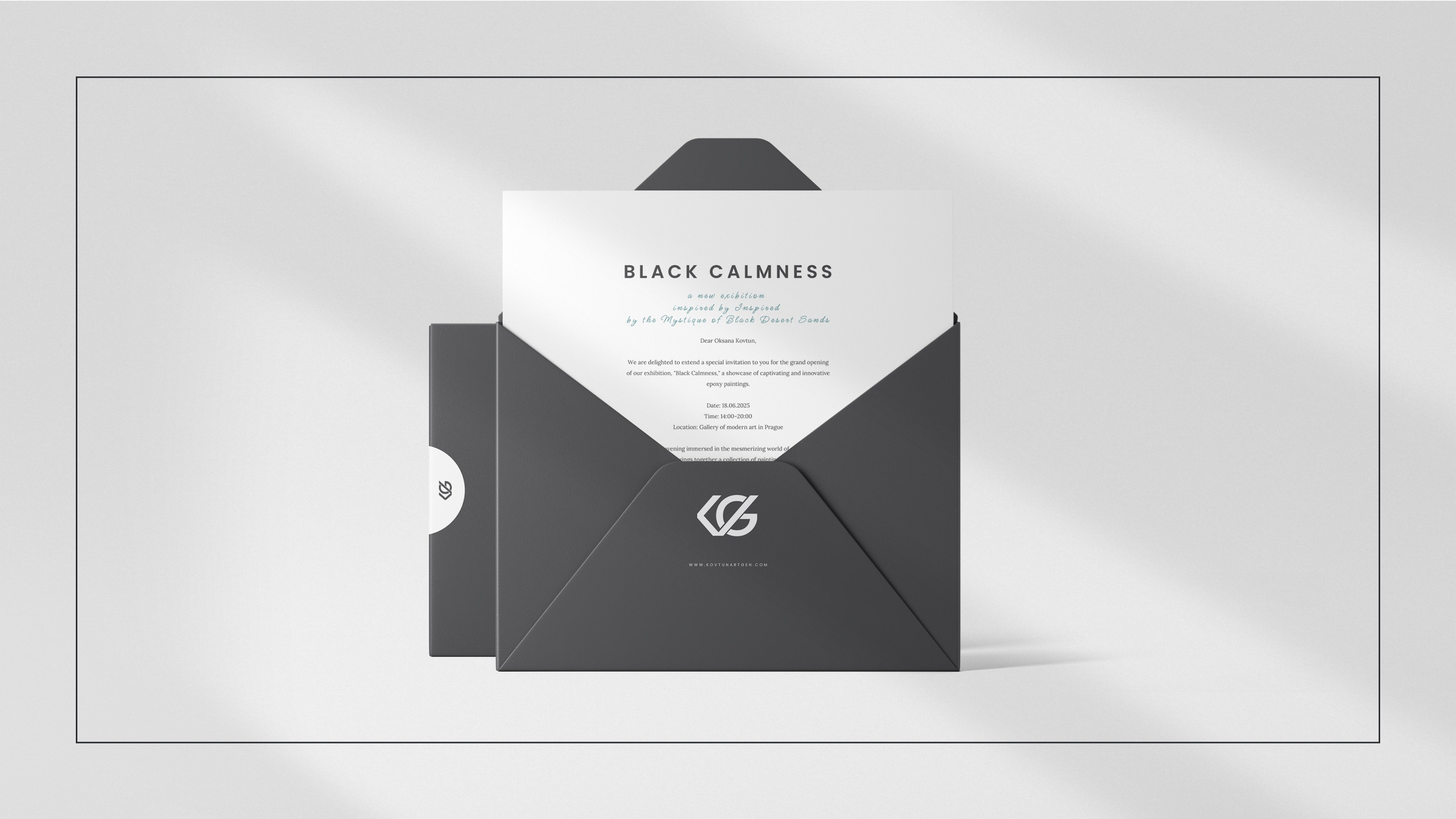 Brandbook “Kovtun Art Gen”. Vasyl Grygorchuk: Photography & Graphic Design