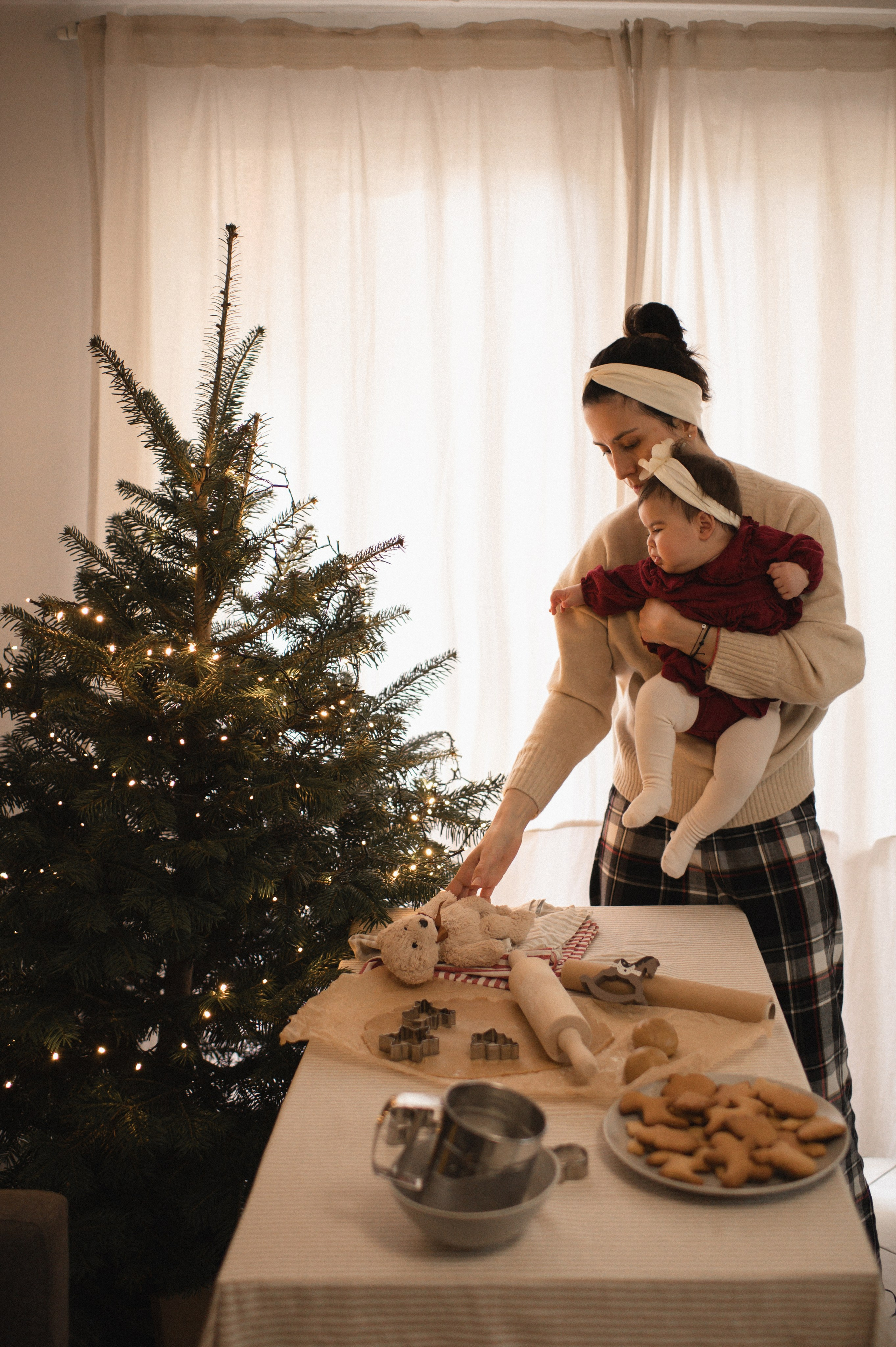 First Christmas. Family, children, portrait, and event photography in Thessaloniki