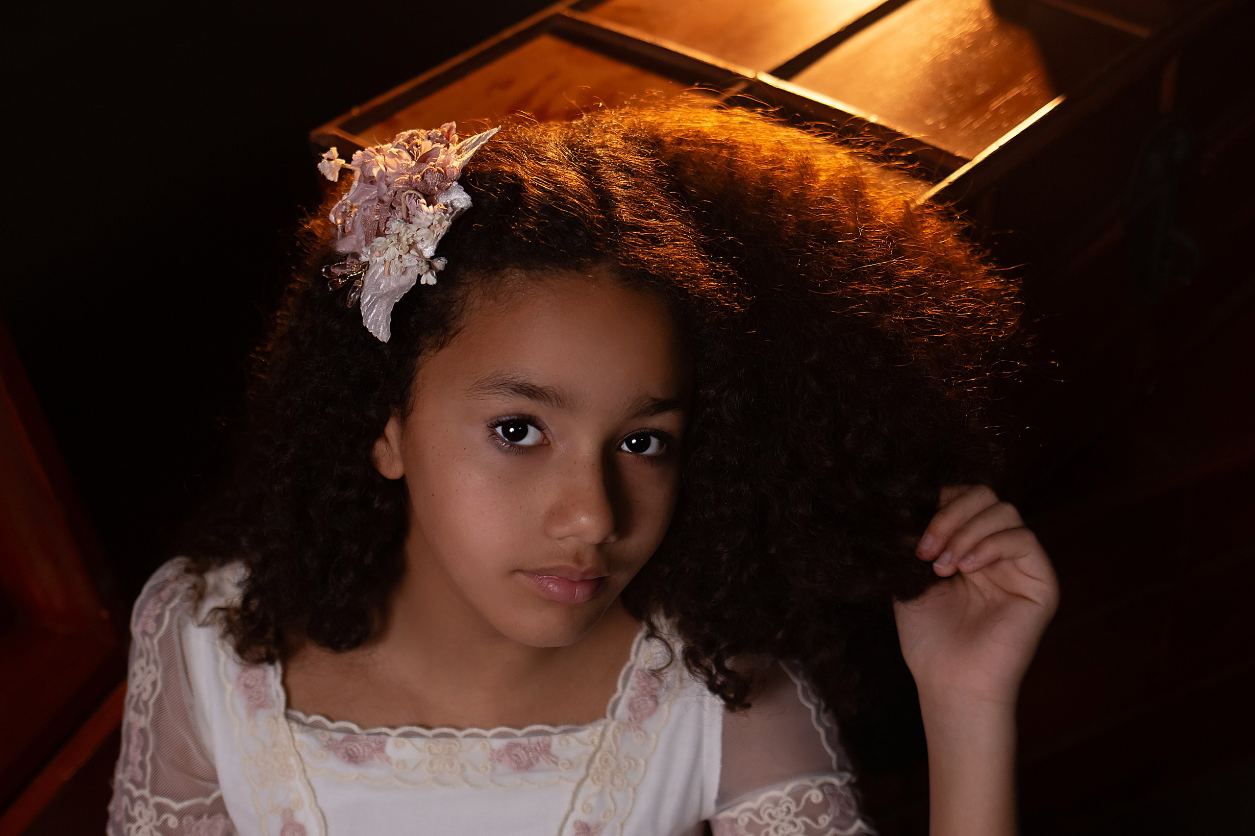 Comunión en el estudio. Fotógrafa profesional en España