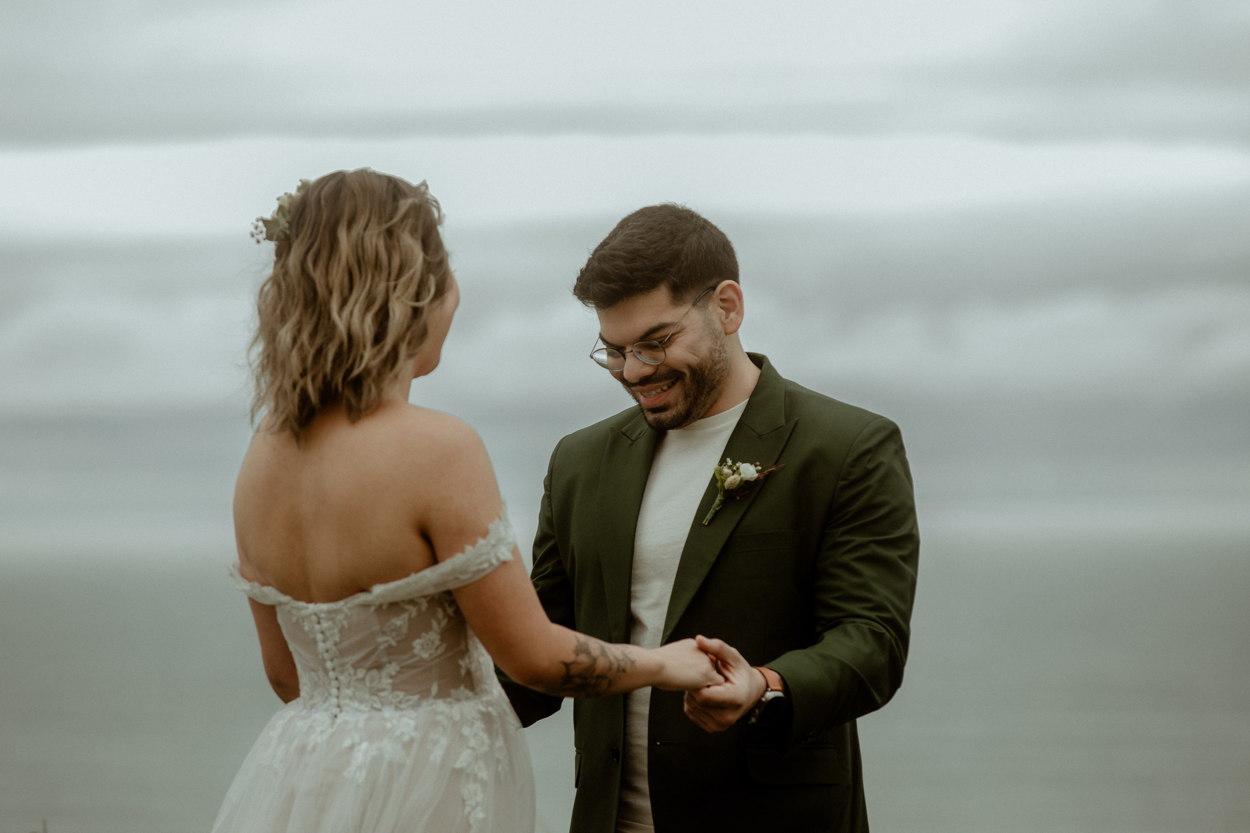 Elopement at Kvernufoss Waterfall. Iceland elopement photo and video | Nikolaichik Photo