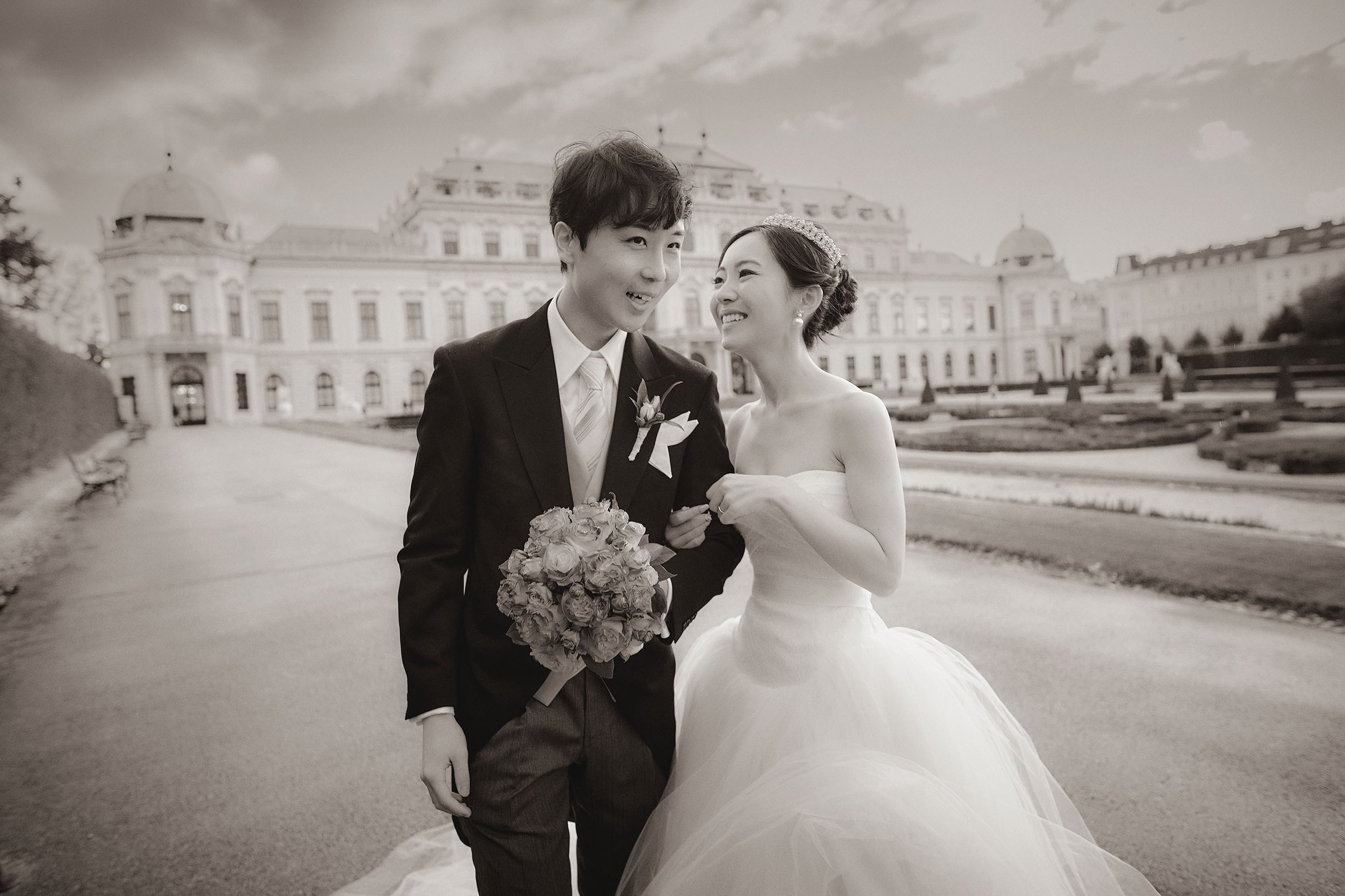 Belvedere Palace Wedding, Vienna, Austria. Northeast Ohio (Cleveland, Youngstown, Akron) Wedding Photography