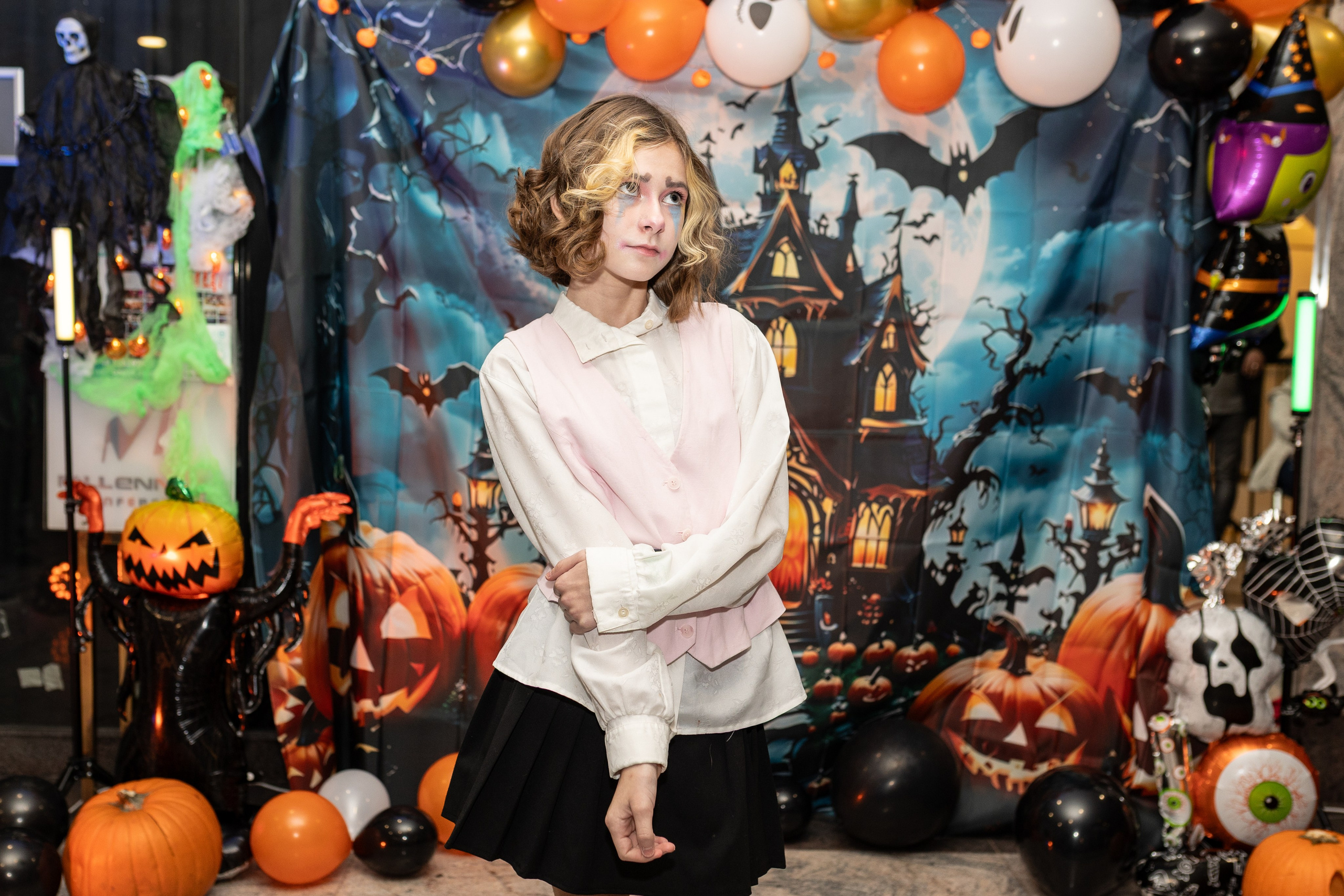 Leo dance studio Helloween 2025. Семейный и детский фотограф в Варшаве Мила Бобровская