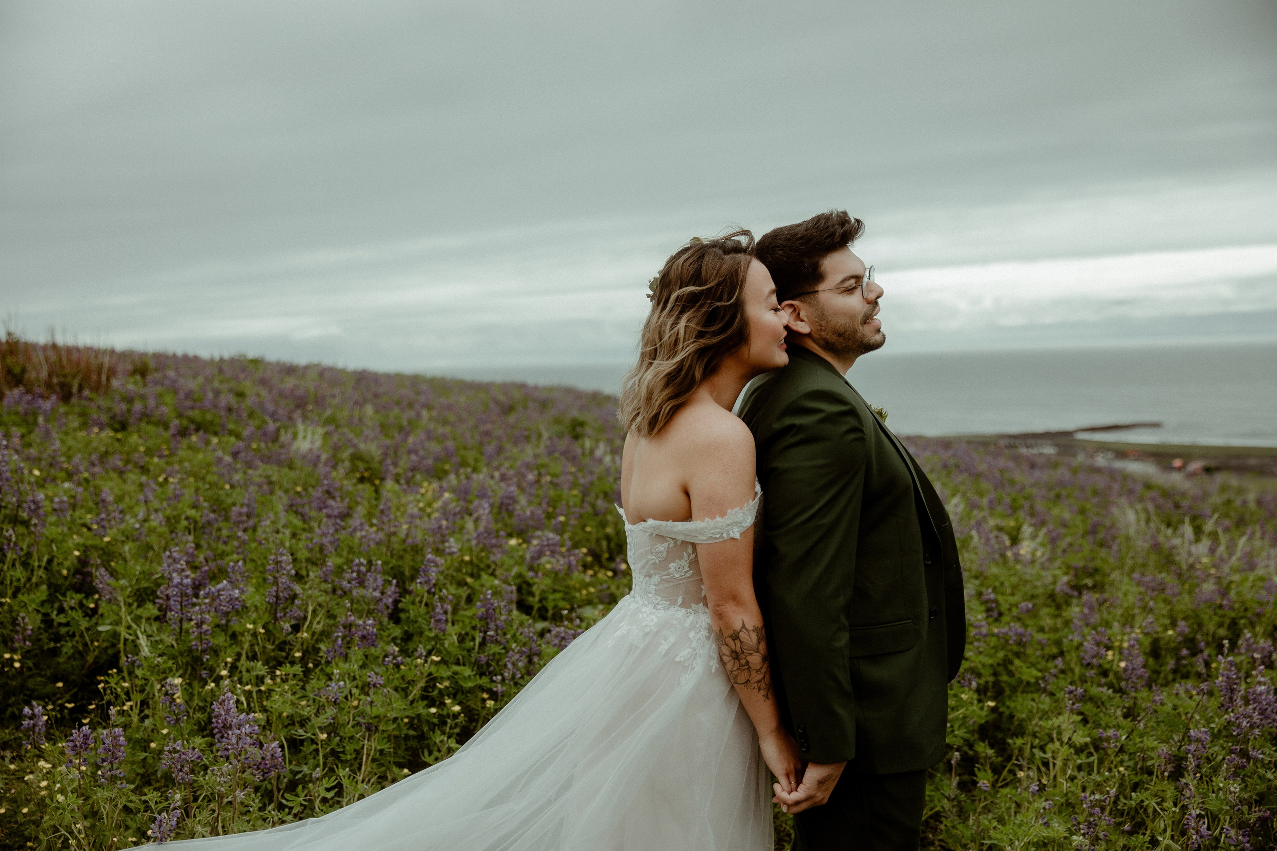 Elopement at Kvernufoss Waterfall. Iceland elopement photo and video | Nikolaichik Photo
