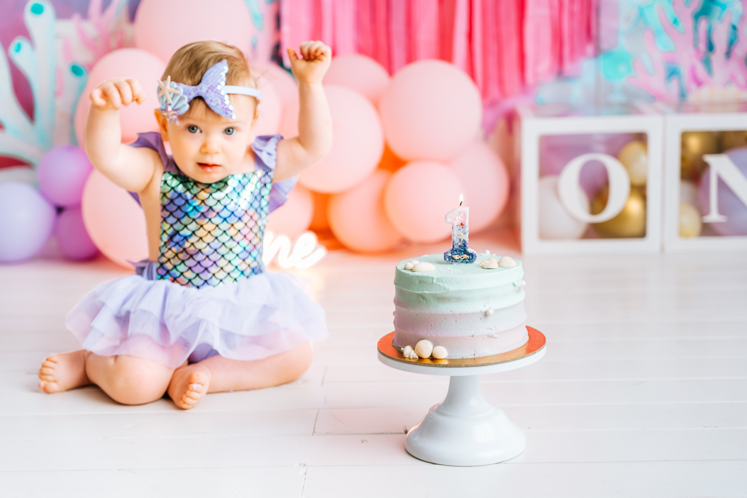 Smash cake. Svitlana Miahka fotografa a Genova