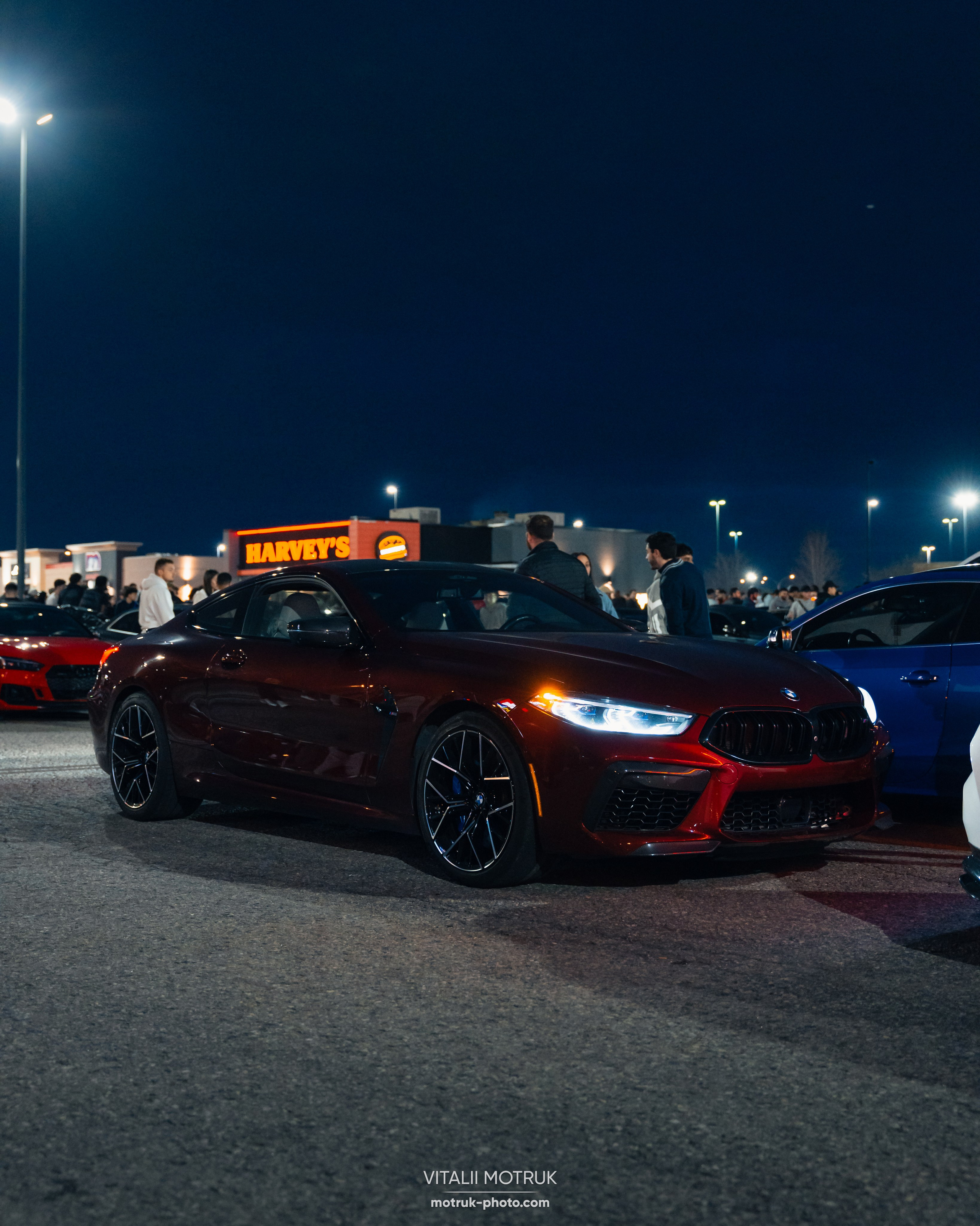 Car meet: 514 bimmers. Photographe de voitures à Paris — Vitalii Motruk