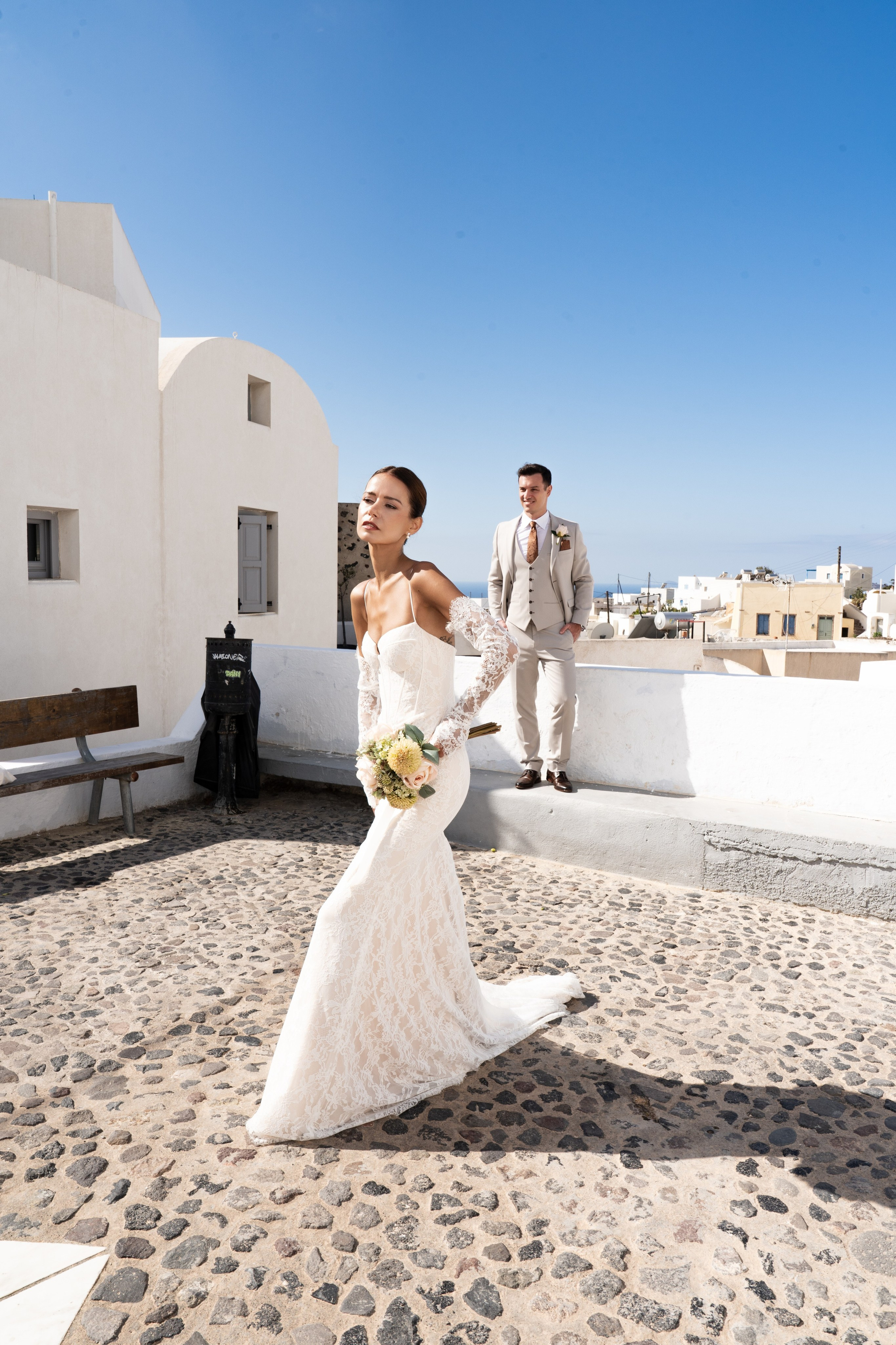 A&N: Santorini. SL Wedding Photo: ponadczasowa 💍 fotografia ślubna | Wrocław & Europa