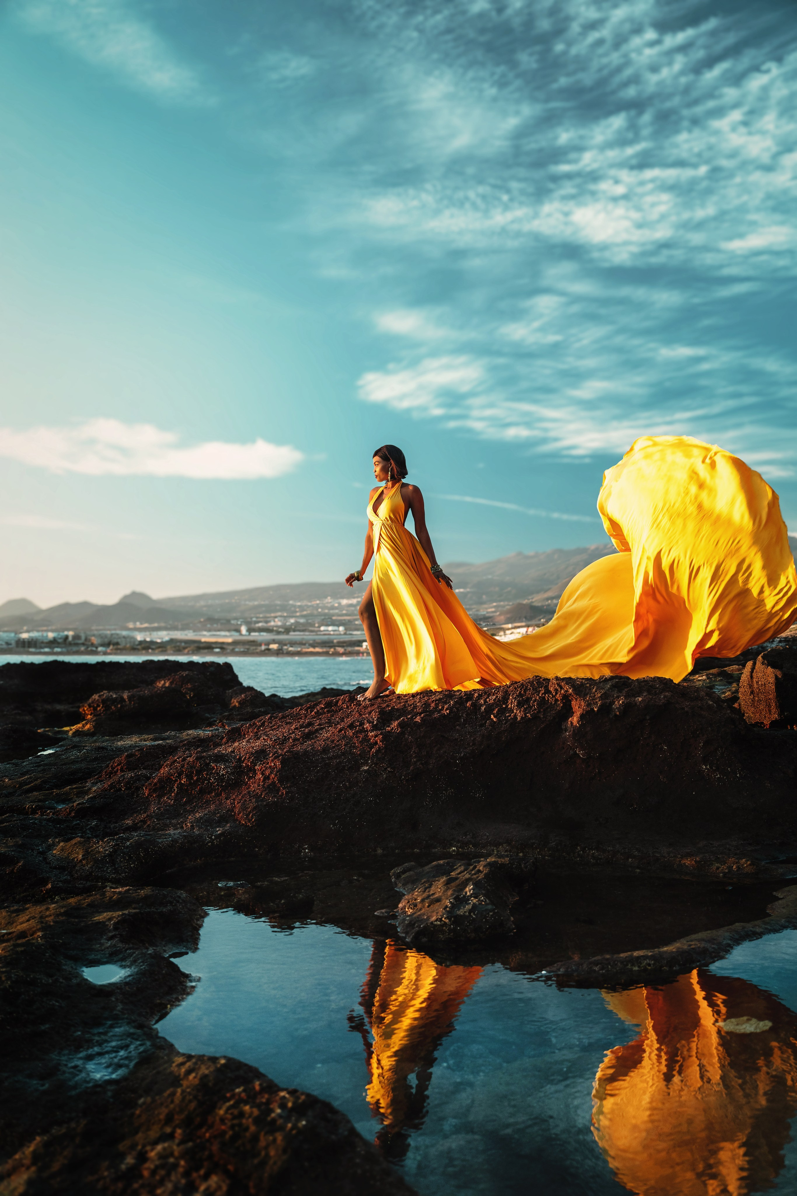Vestido amarillo #15 40€. Fotografía profesional en Tenerife Tania Bonnet
