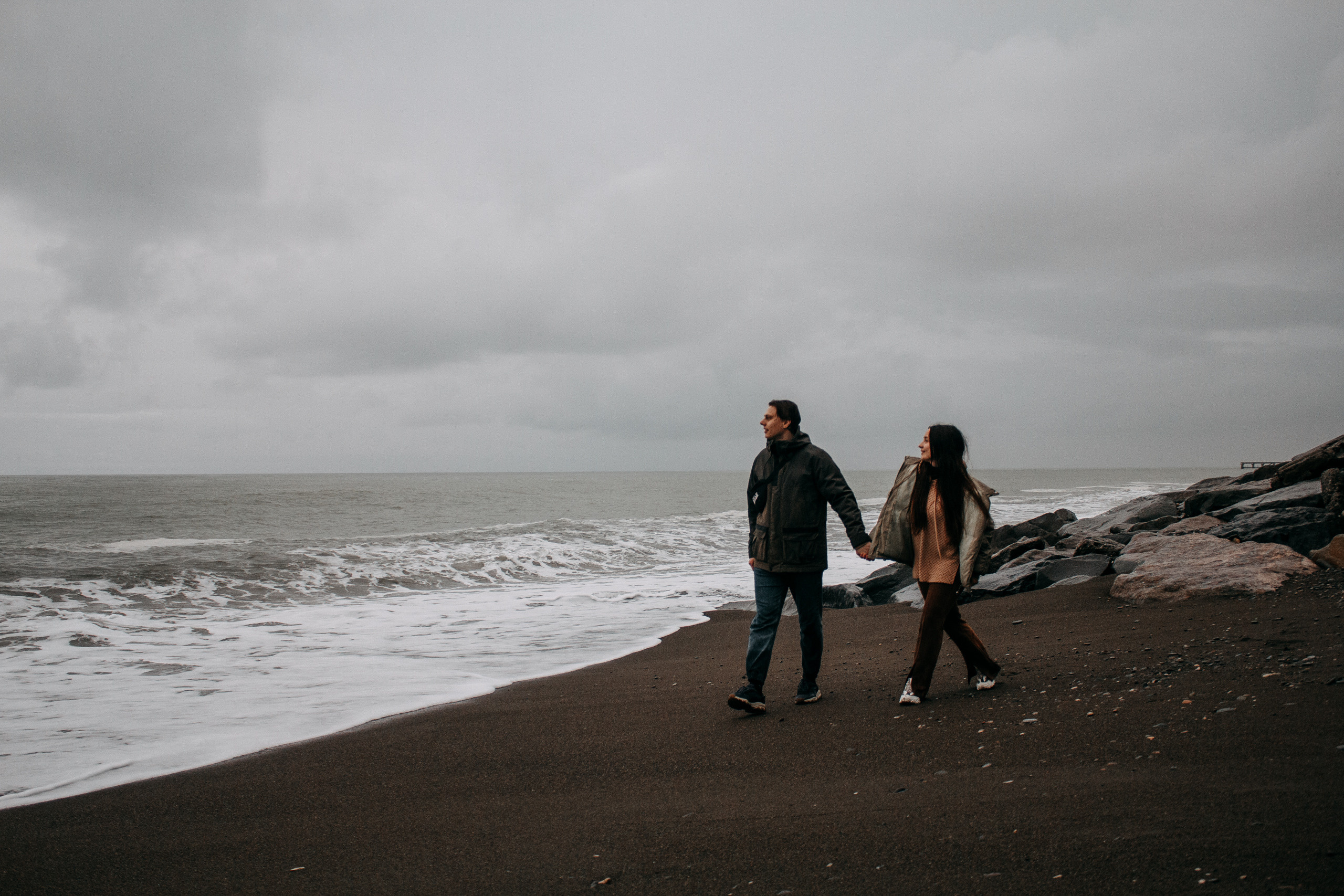 Дождь и море. Свадебный и портретный фотограф в Белграде Екатерина Македонская