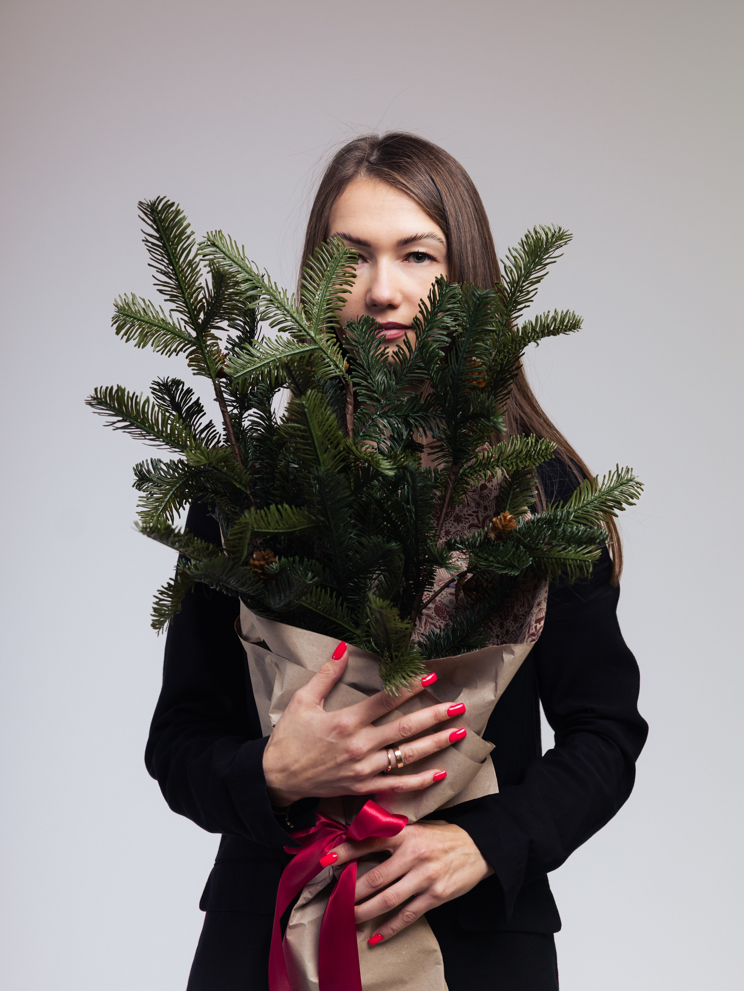 Vánoční portrétní focení pro ženy – elegantní a fashion portréty v Písku