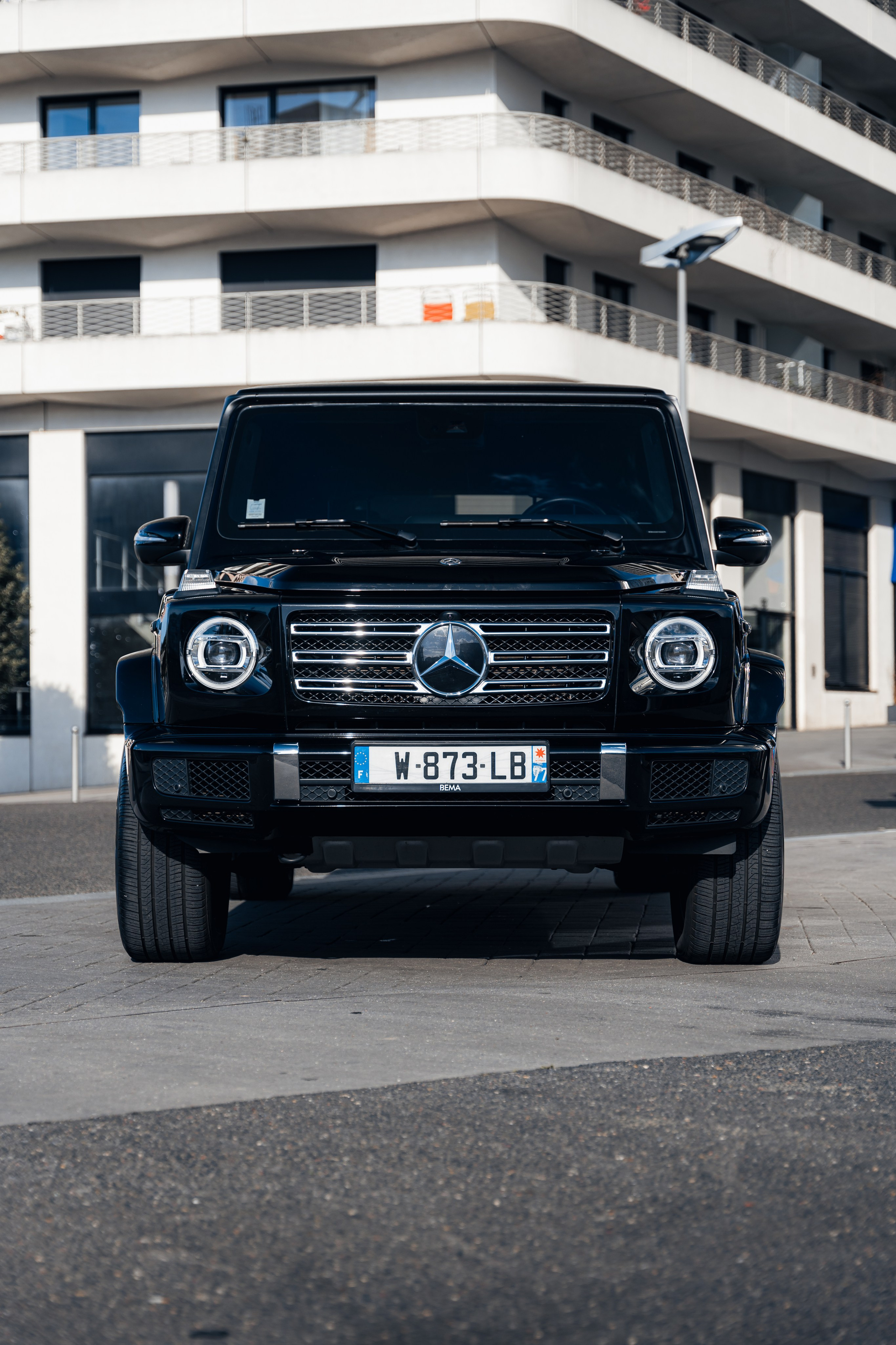 Mercedes-Benz G500. Photographe de voitures à Paris — Vitalii Motruk