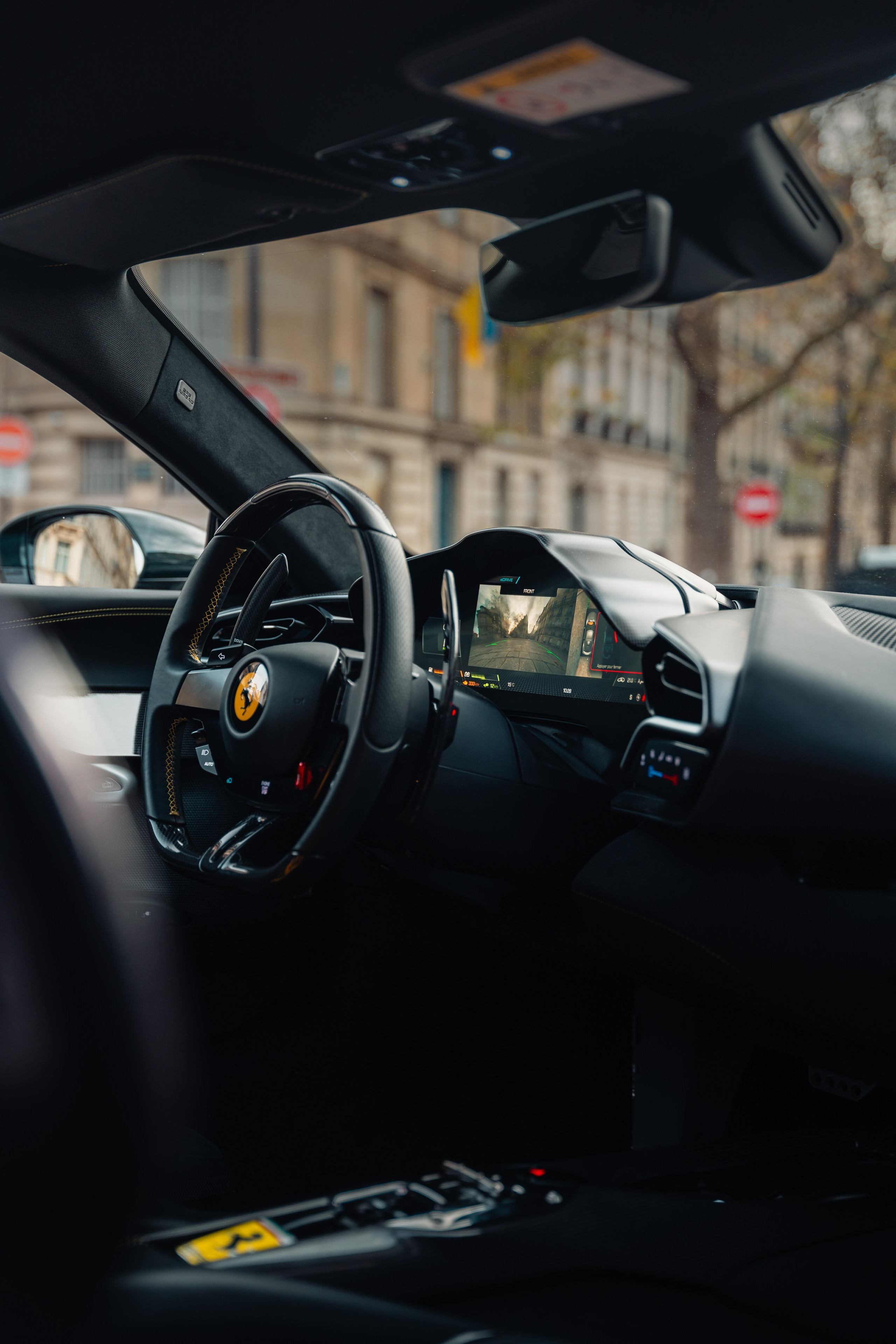 Ferrari 296 GTB. Photographe de voitures à Paris — Vitalii Motruk