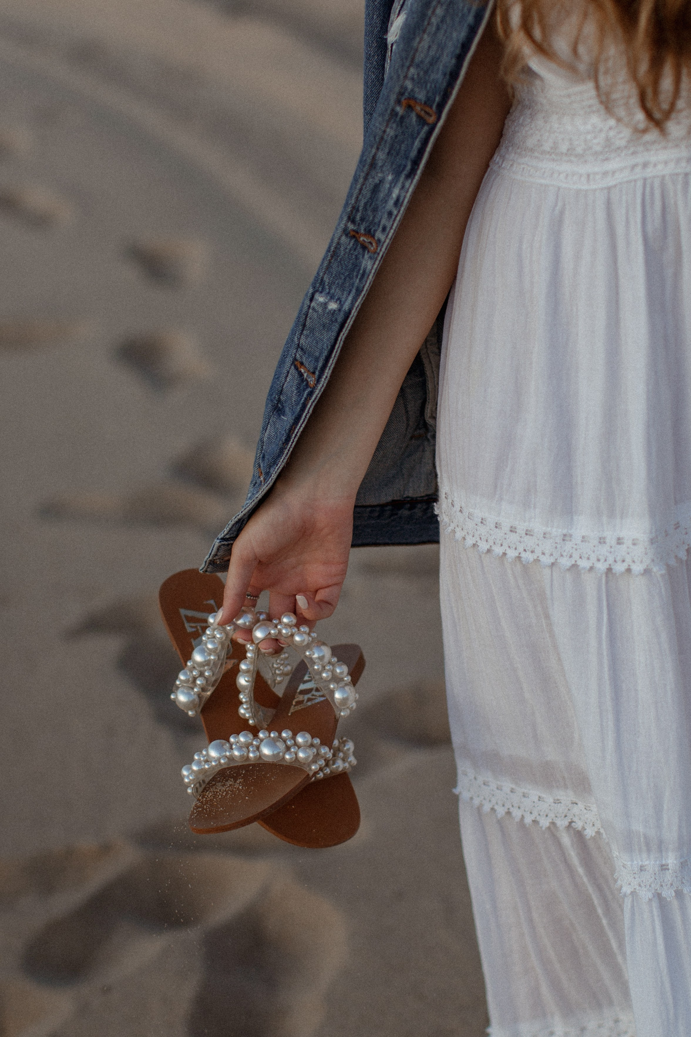 Sunset on the beach. True self