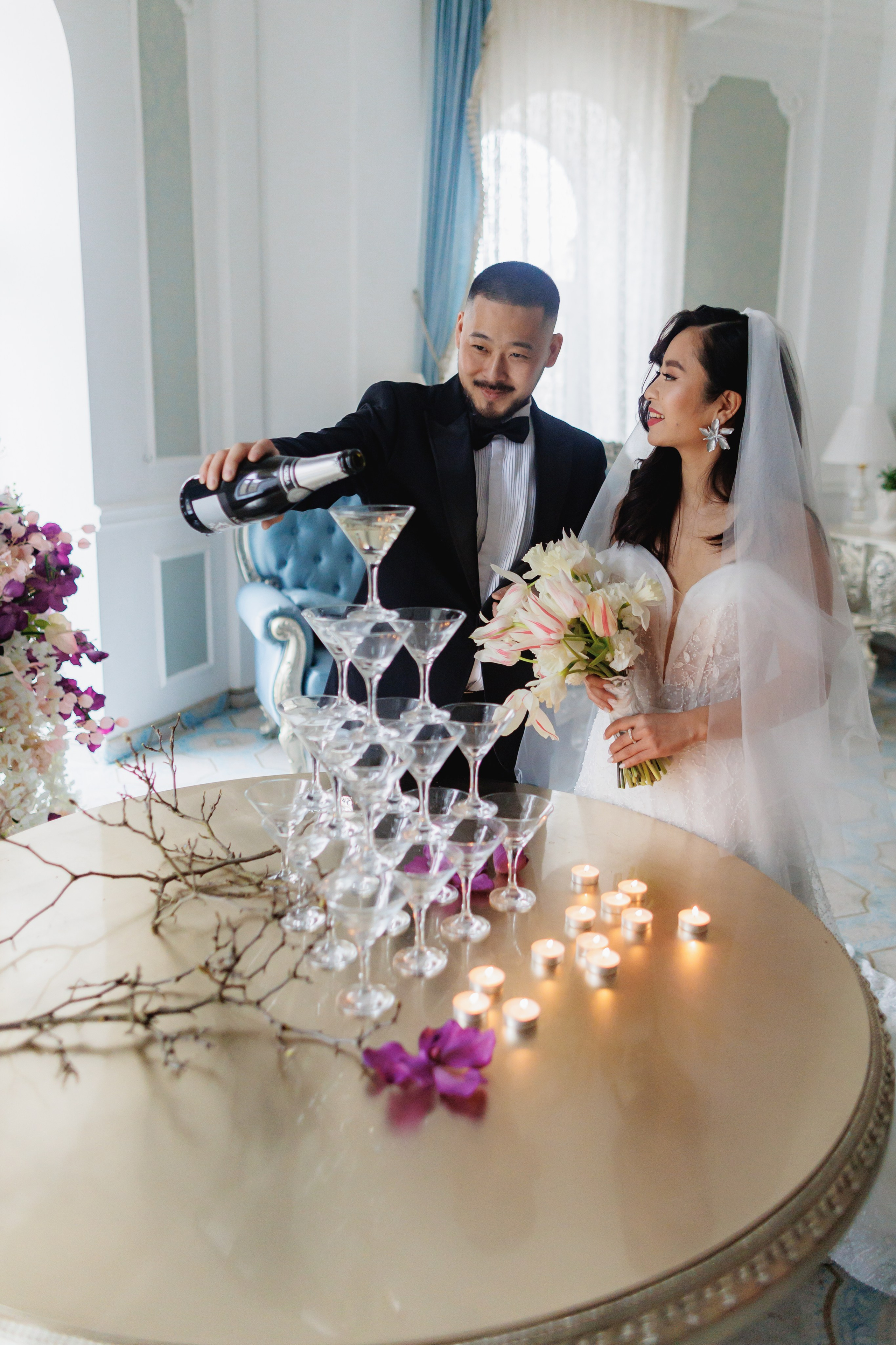 Purple Wedding. Wedding and Family Photograph