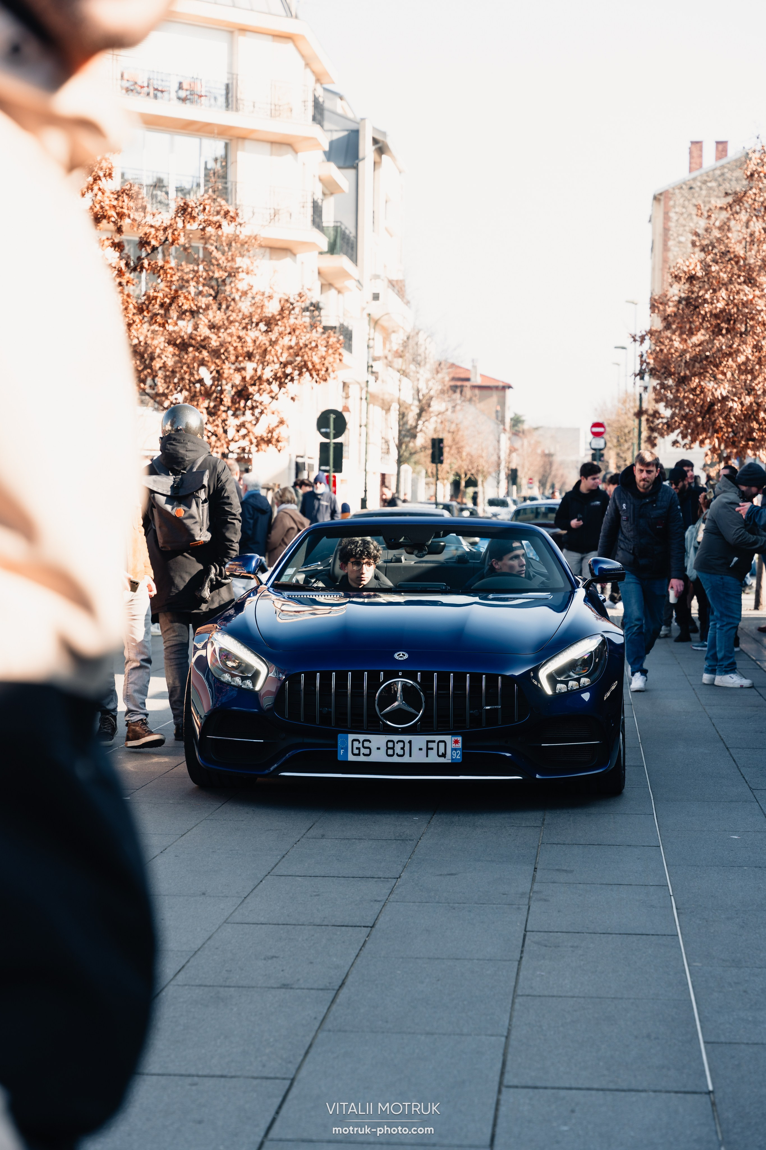 Rassemblement Colombes 16 fevrier 2025. Photographe de voitures à Paris — Vitalii Motruk