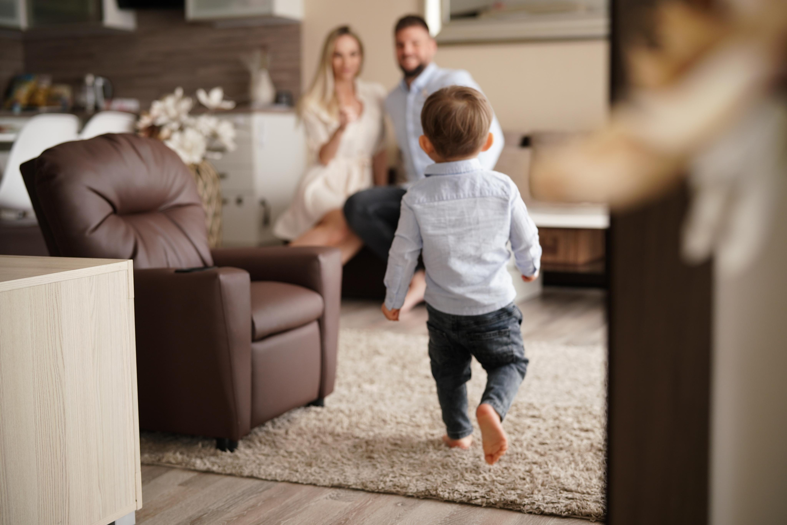 Семейная фотосессия дома