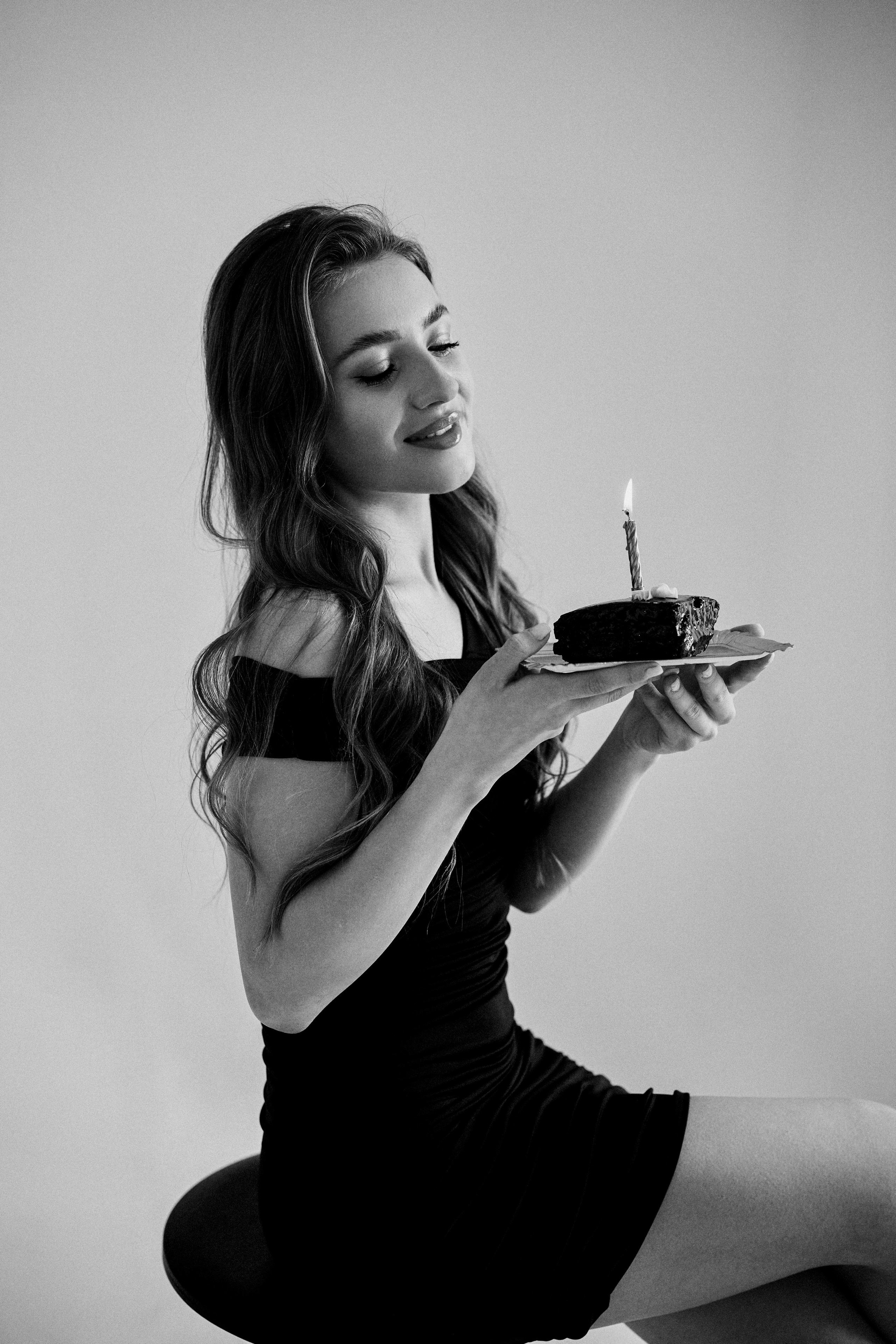 Анна. Черно-белый портрет. Фотограф в Барселоне Жанна Захарченко