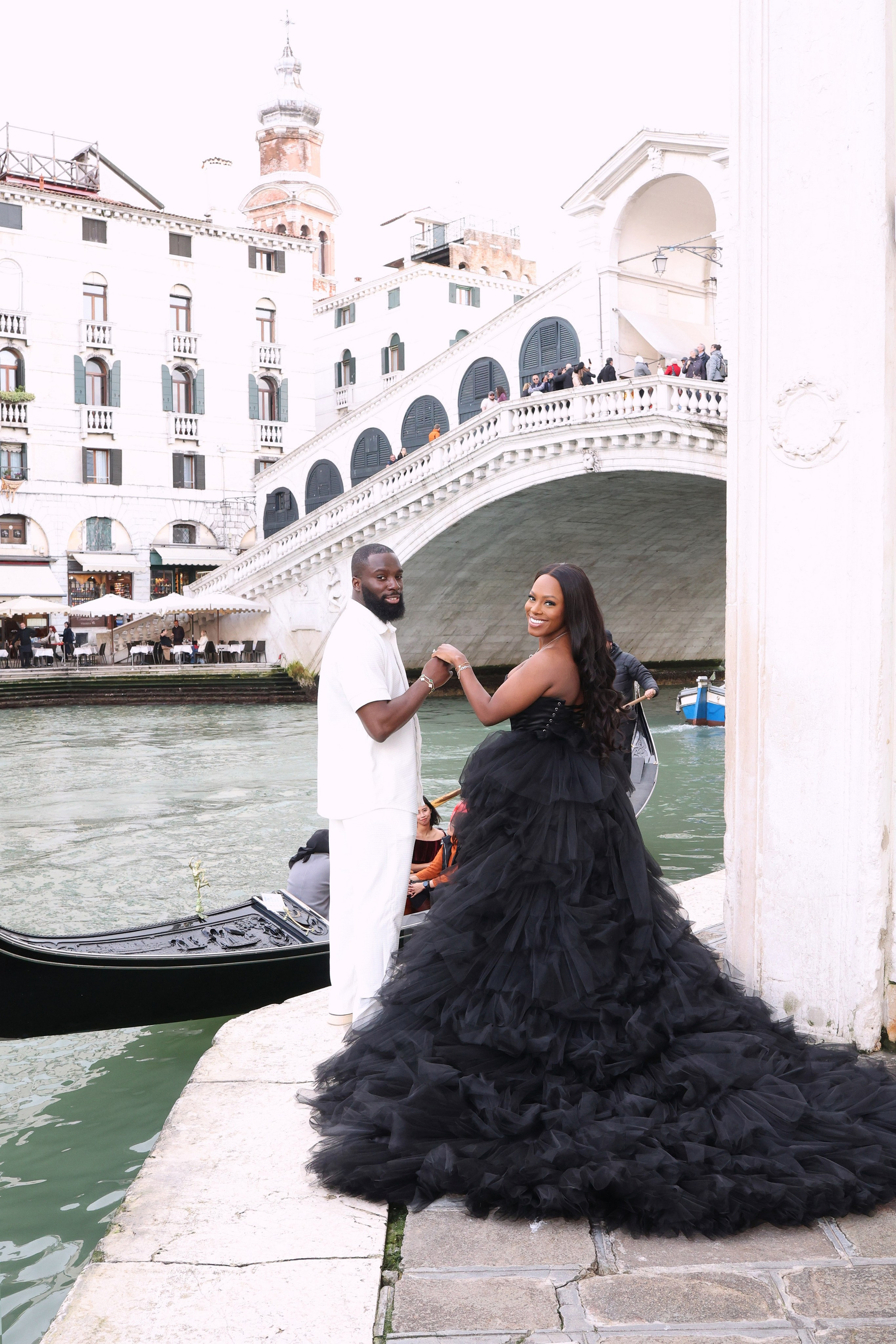 Surprise Marriage proposal on A Gondola ride in Venice. Photographer in Venice, Viktoria Antonova