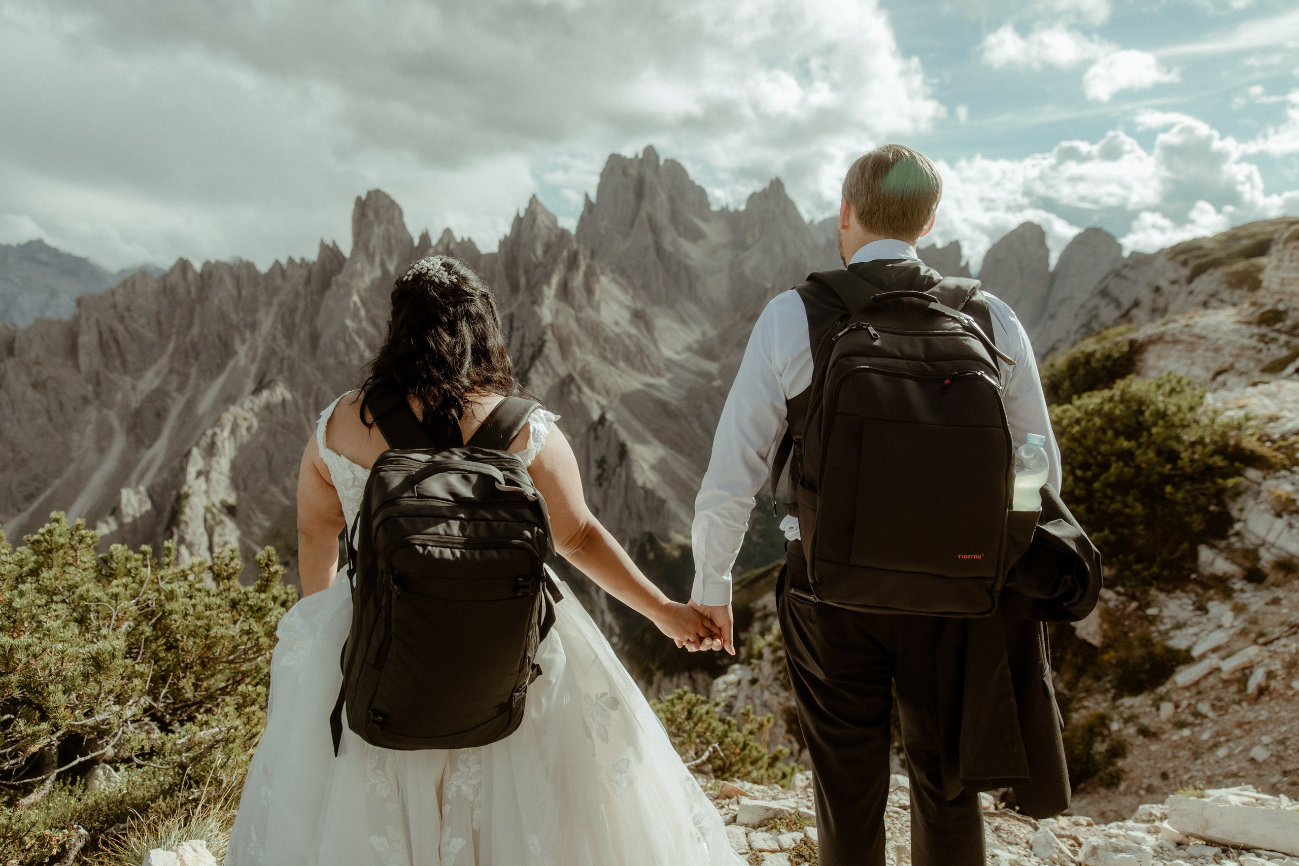 Secret Dolomites elopement at Lago di Braies & Cadini di Misurina | Best place to elope in Italy. Iceland elopement photographer & videographer
