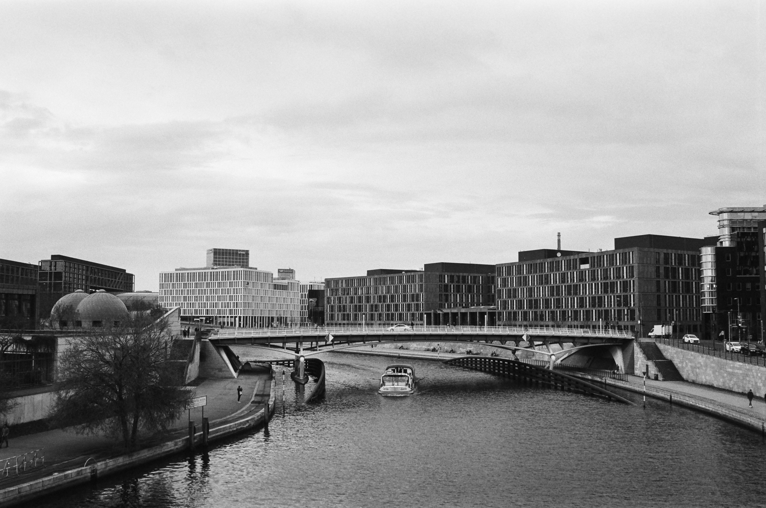 The Streets of Berlin in B&W