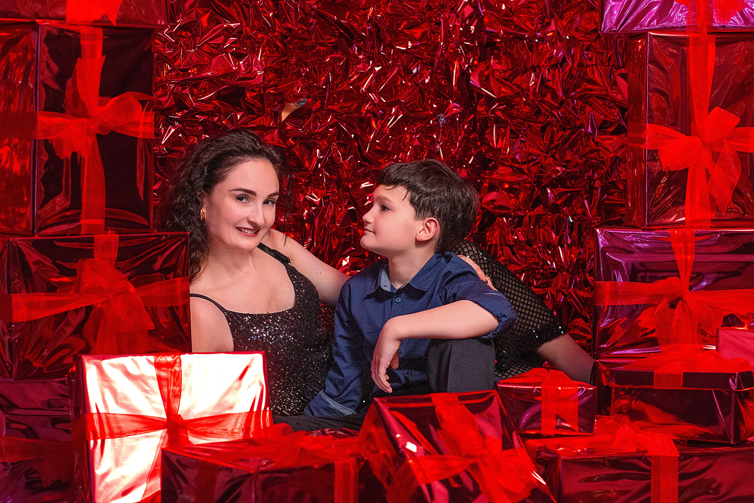 Новый год в студии. Детский и семейный фотограф в г. Бельцы