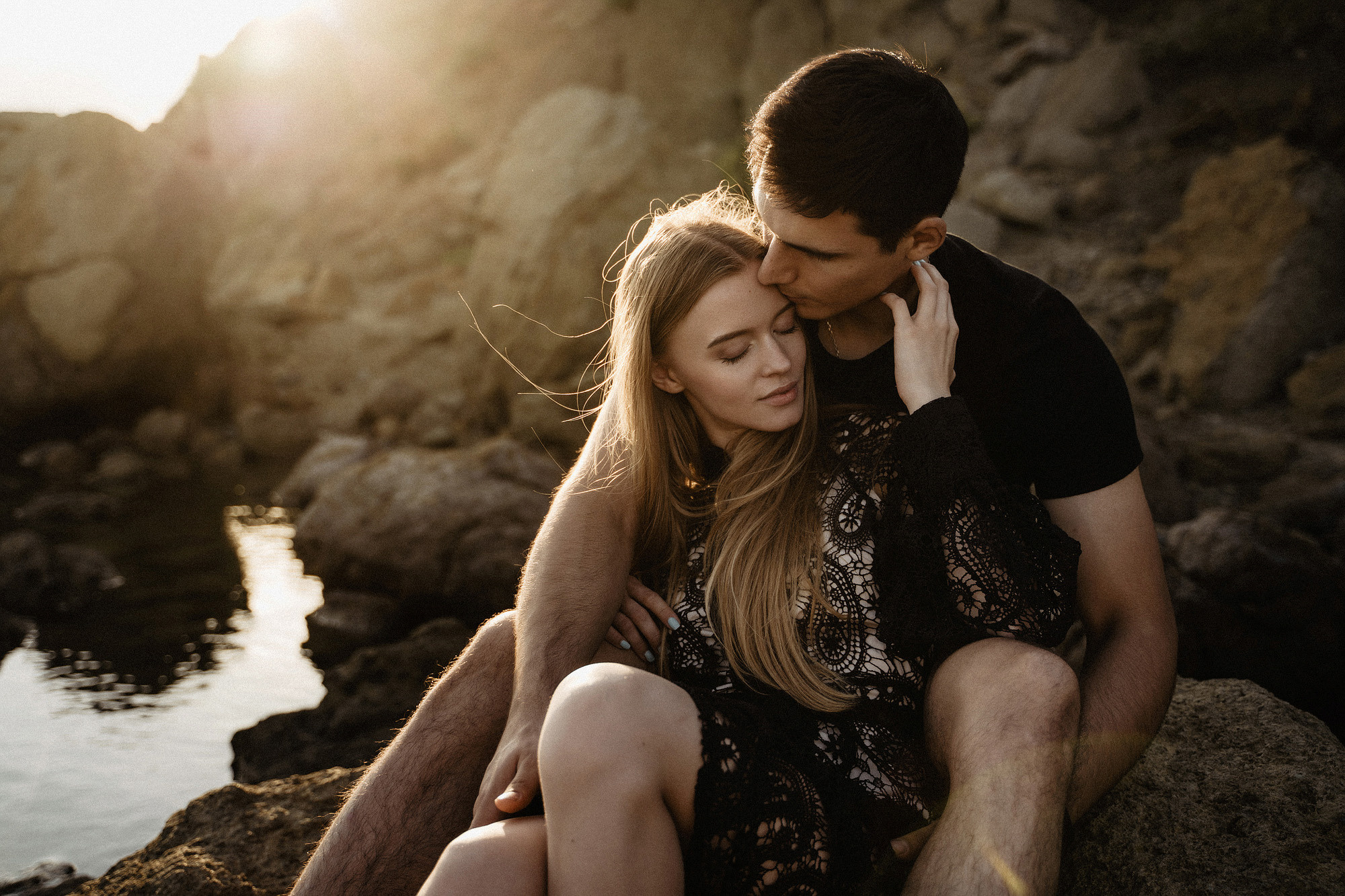 Verlobungsshooting. Hochzeitsfotograf, Familienfotograf Stuttgart, Deutschland. Alex Popov