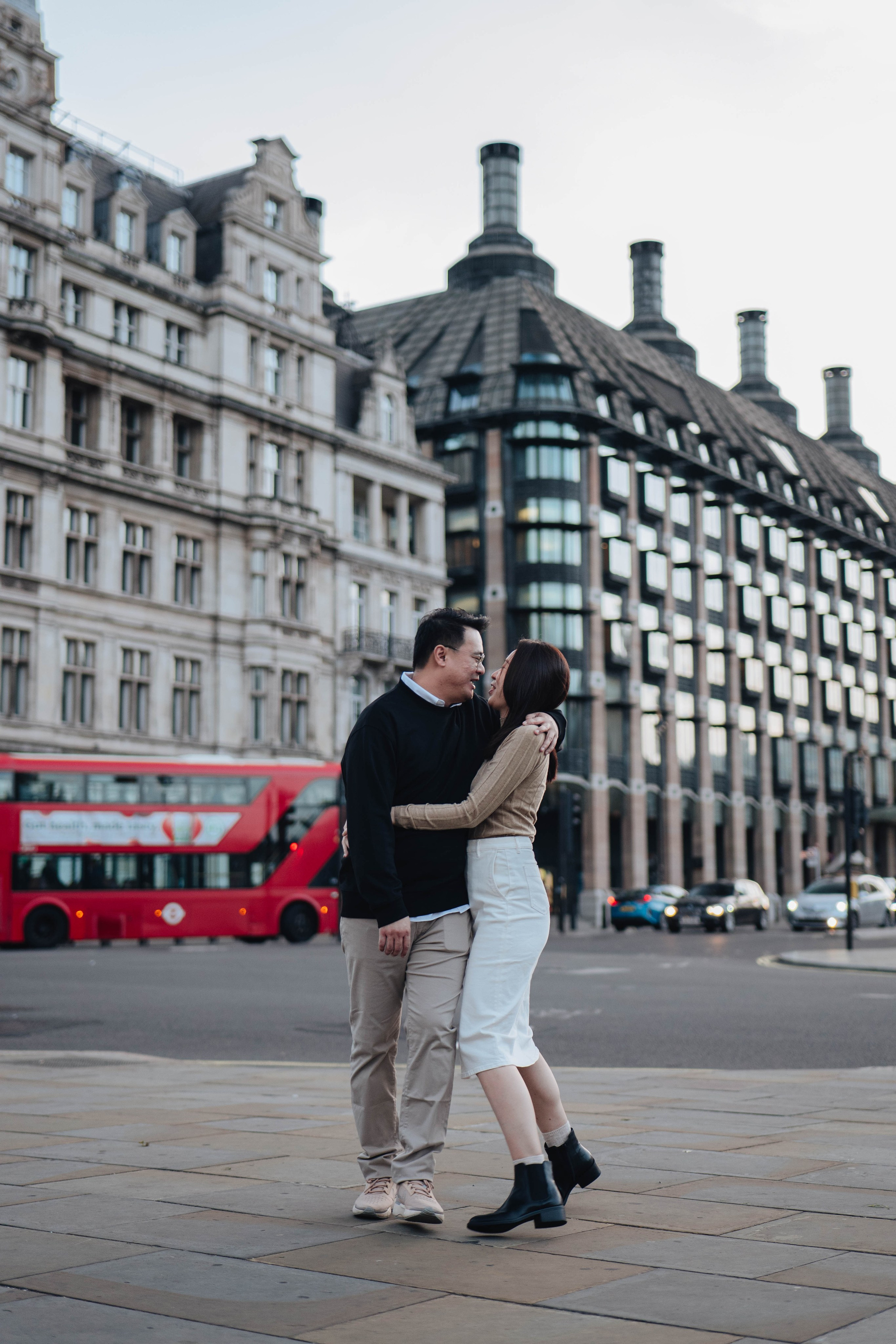 Early morning in central London. Wedding and family photographer in London