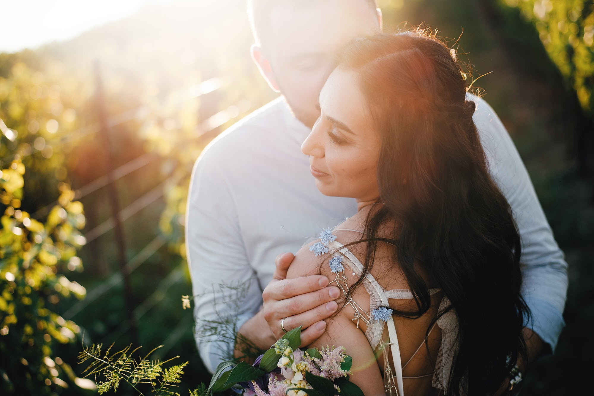 Romantic destination wedding in Czech republic Prague