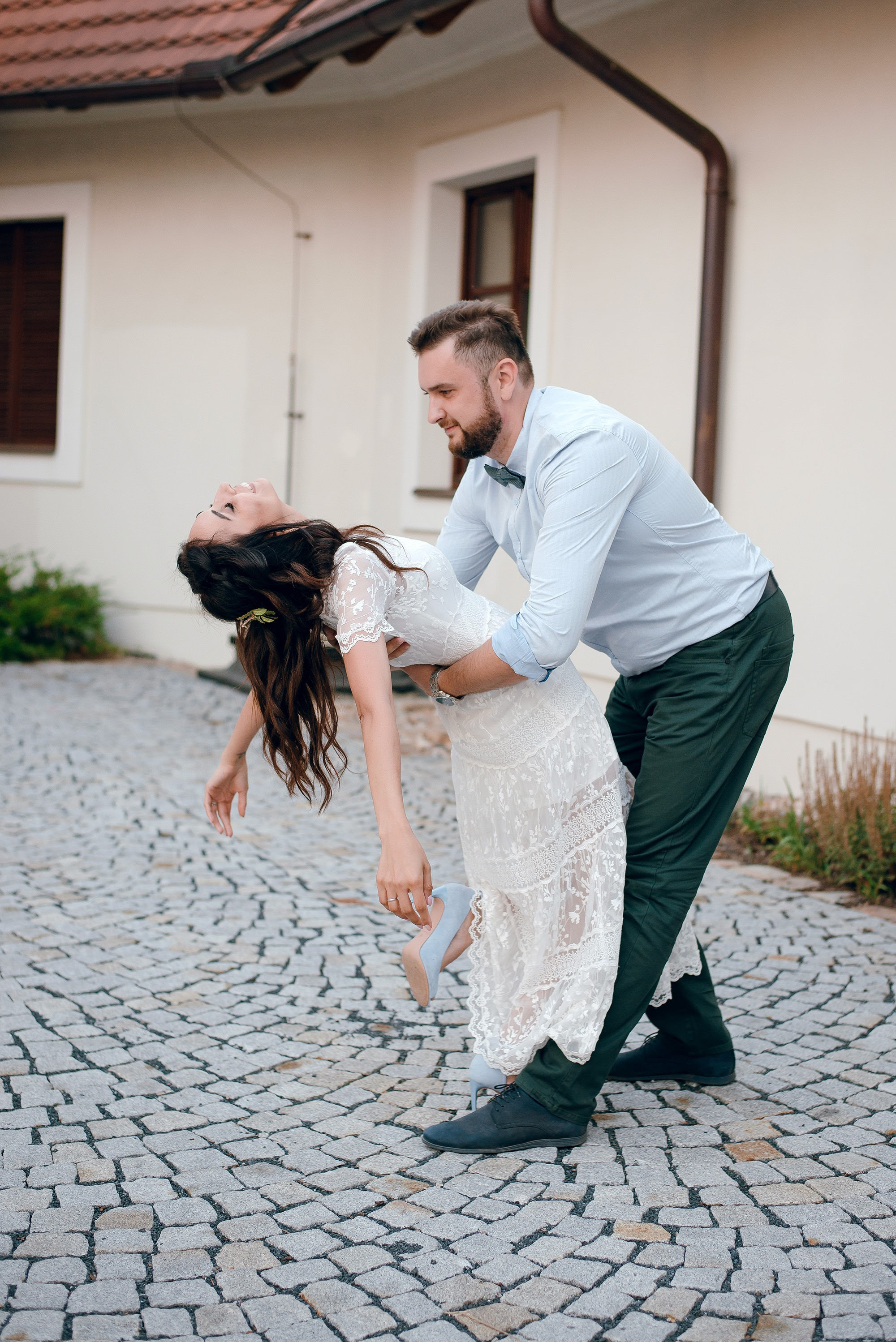 Romantic destination wedding in Czech republic Prague