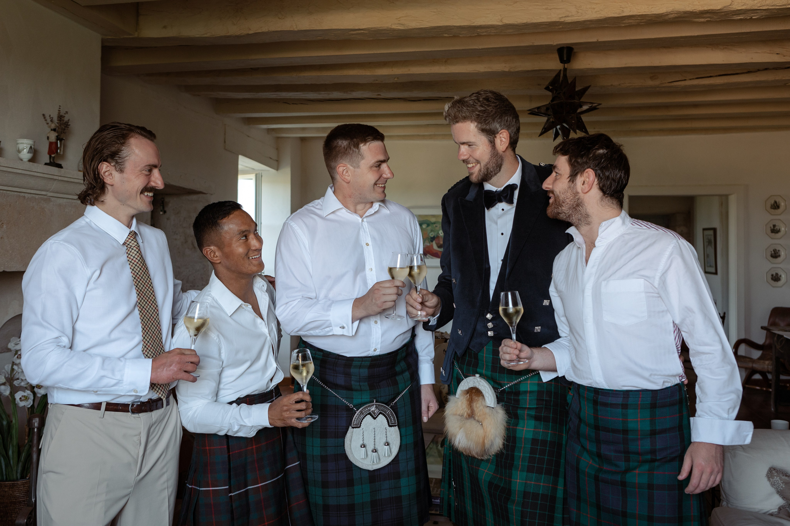 Mariage anglo-écossais à Souquet Hall, Aquitaine, France. Eugénie Smirnova — Photographe à Toulouse et dans le Sud-Ouest