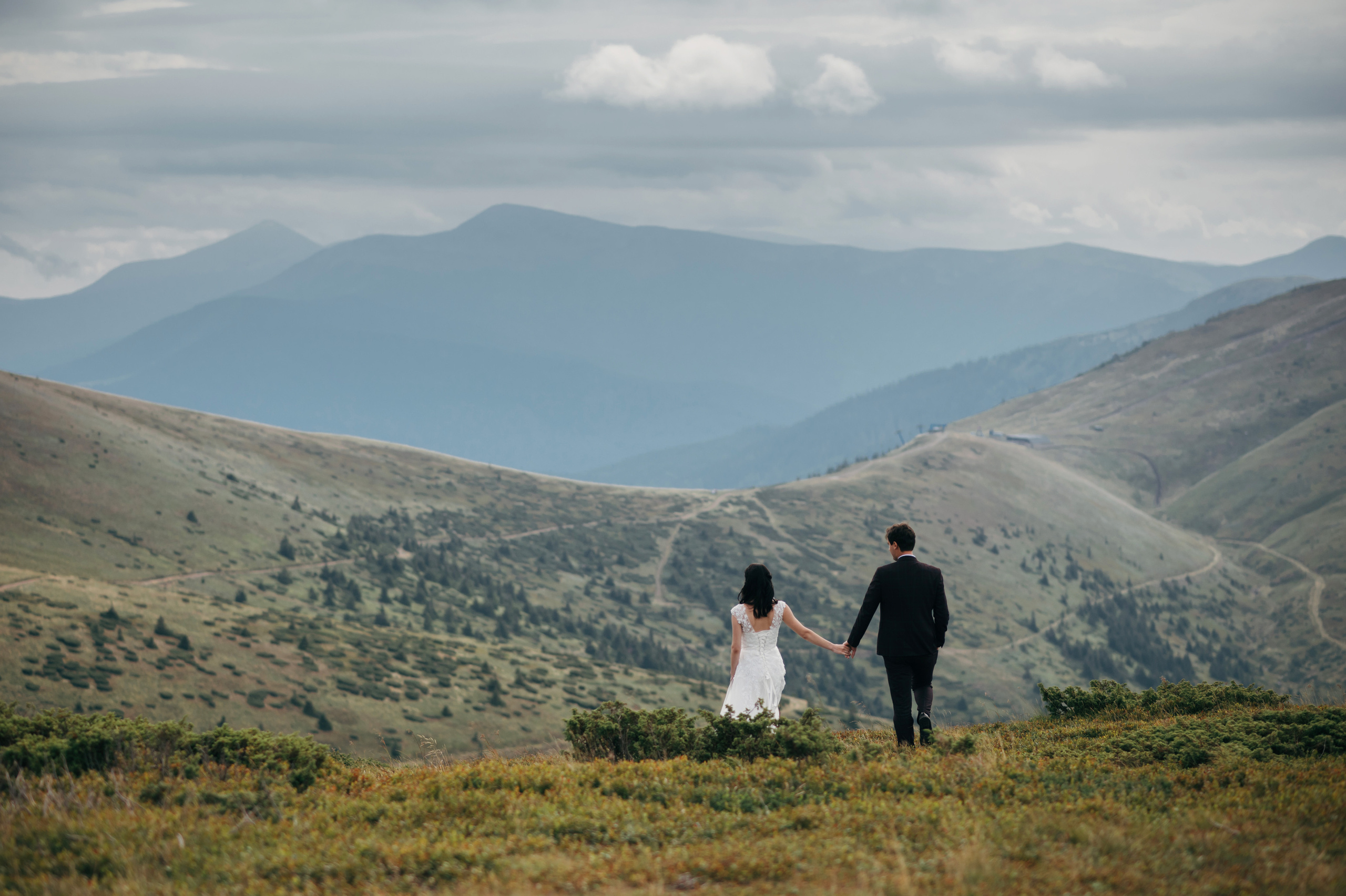 Hochzeit in den Ukrainischen Karpaten - Dragobrat