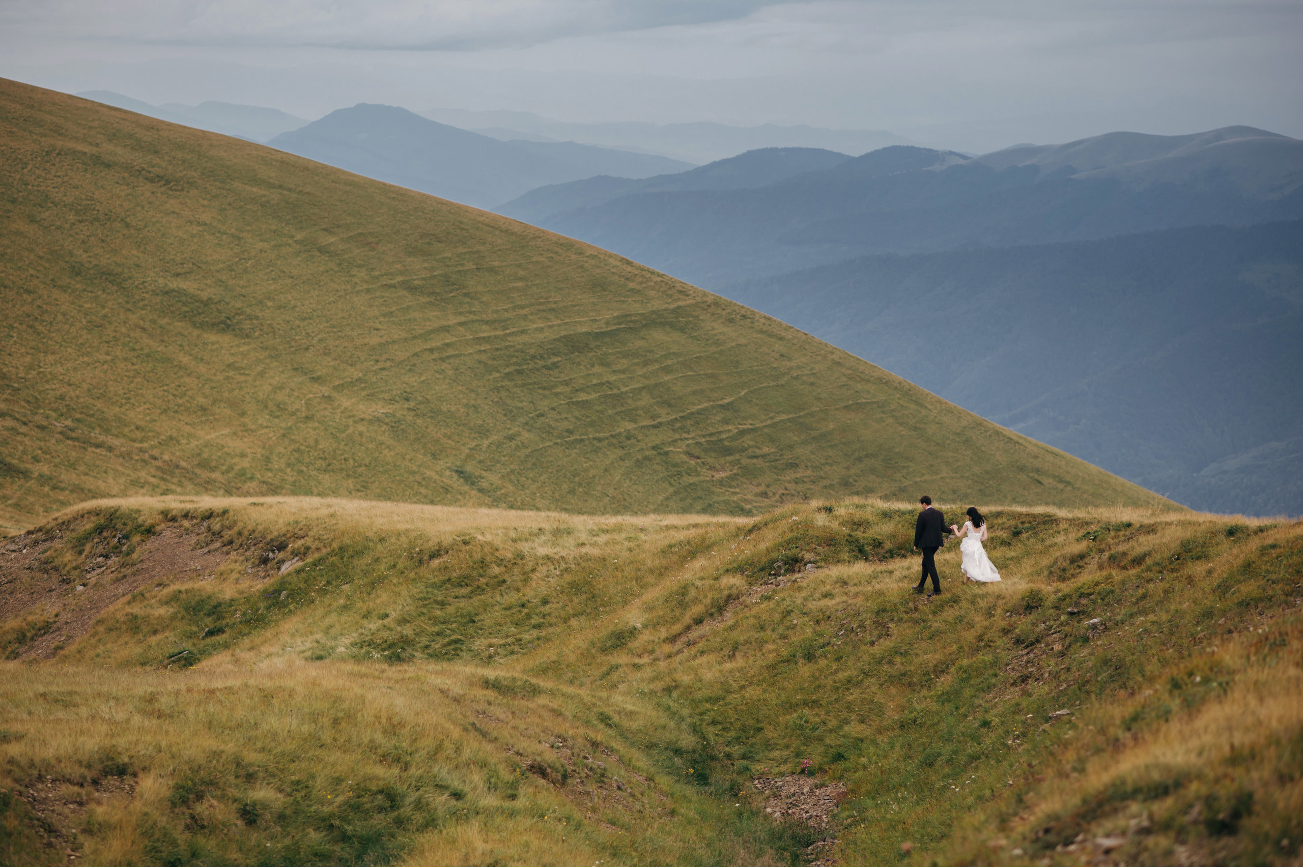 Hochzeit in den Ukrainischen Karpaten - Dragobrat