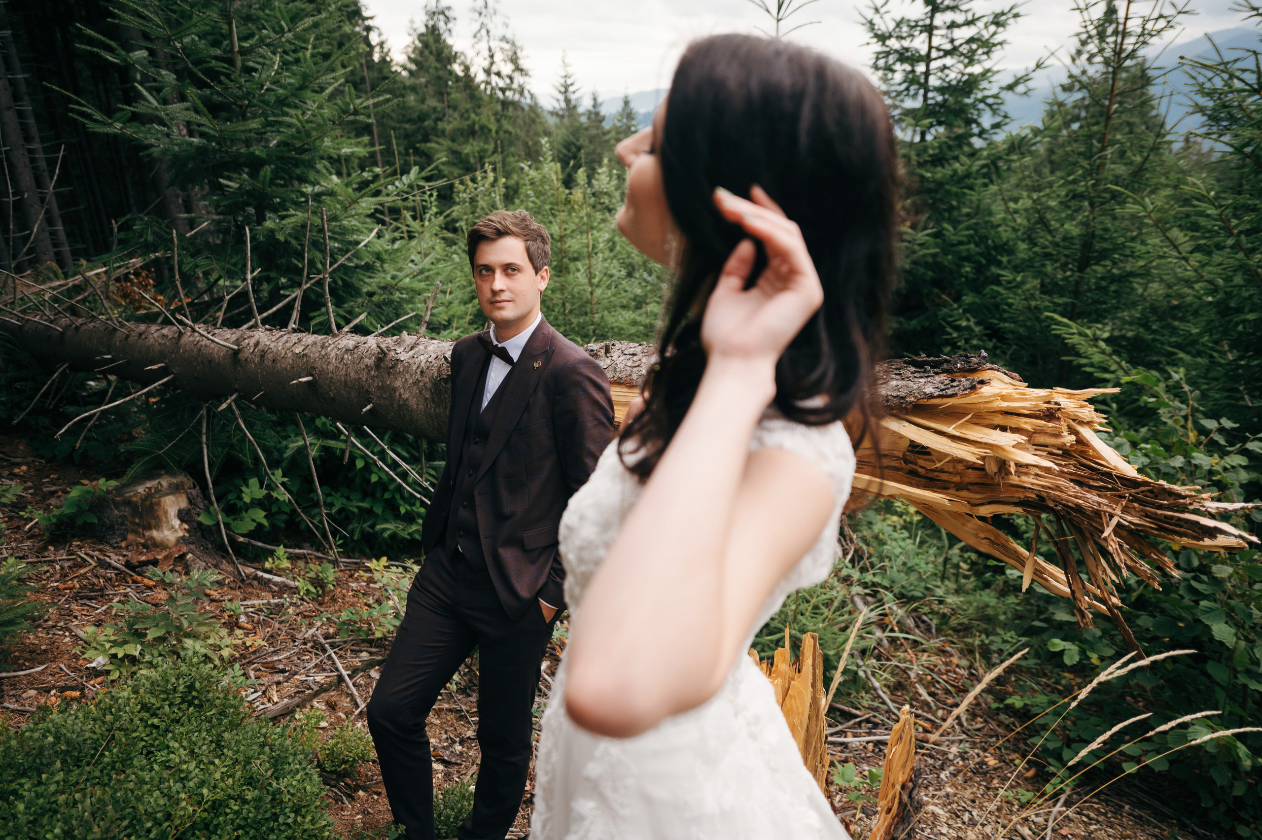 Hochzeit in den Ukrainischen Karpaten - Dragobrat