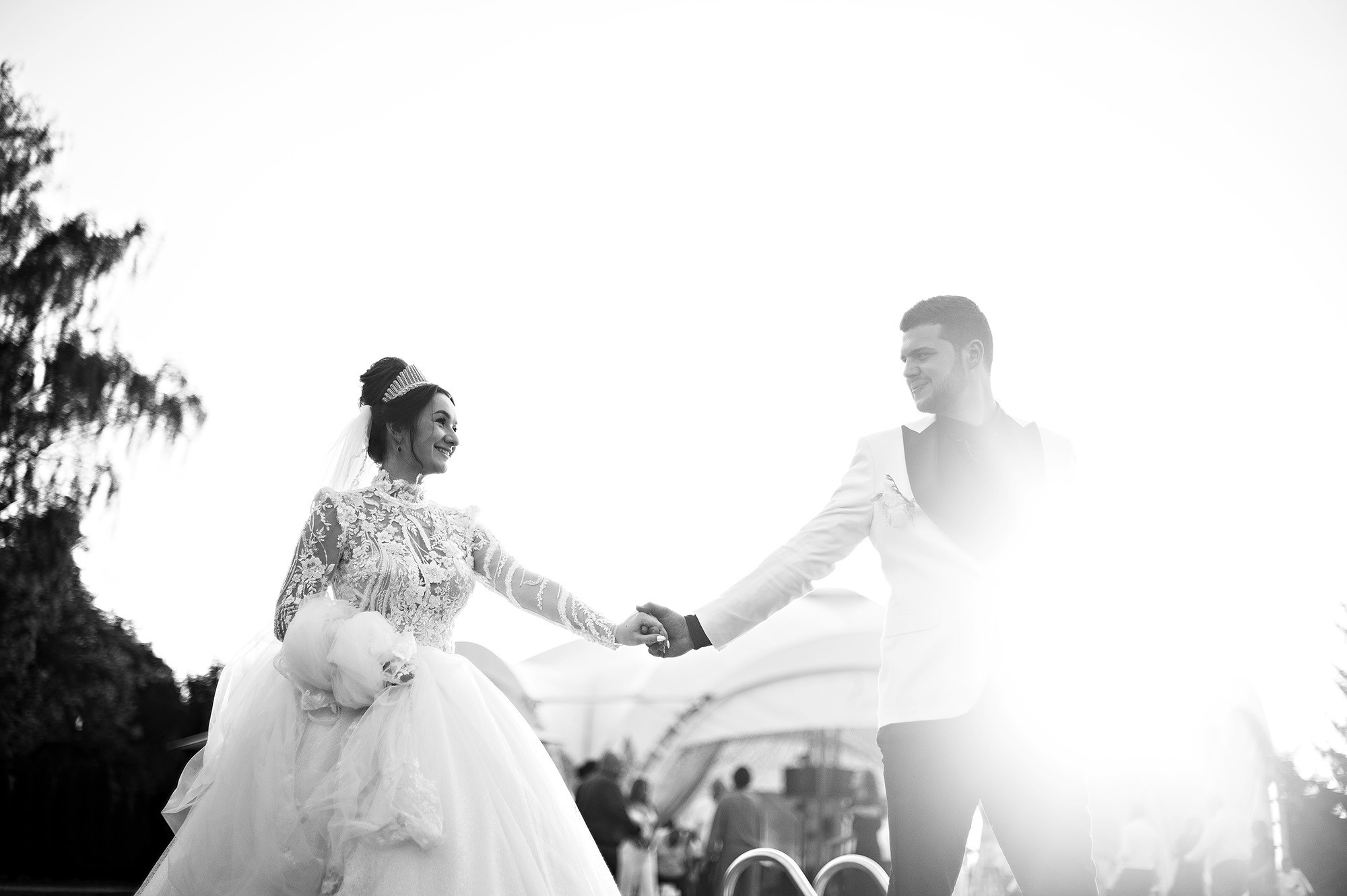 Märchenhafte Hochzeitsfotografie im Schlosshotel