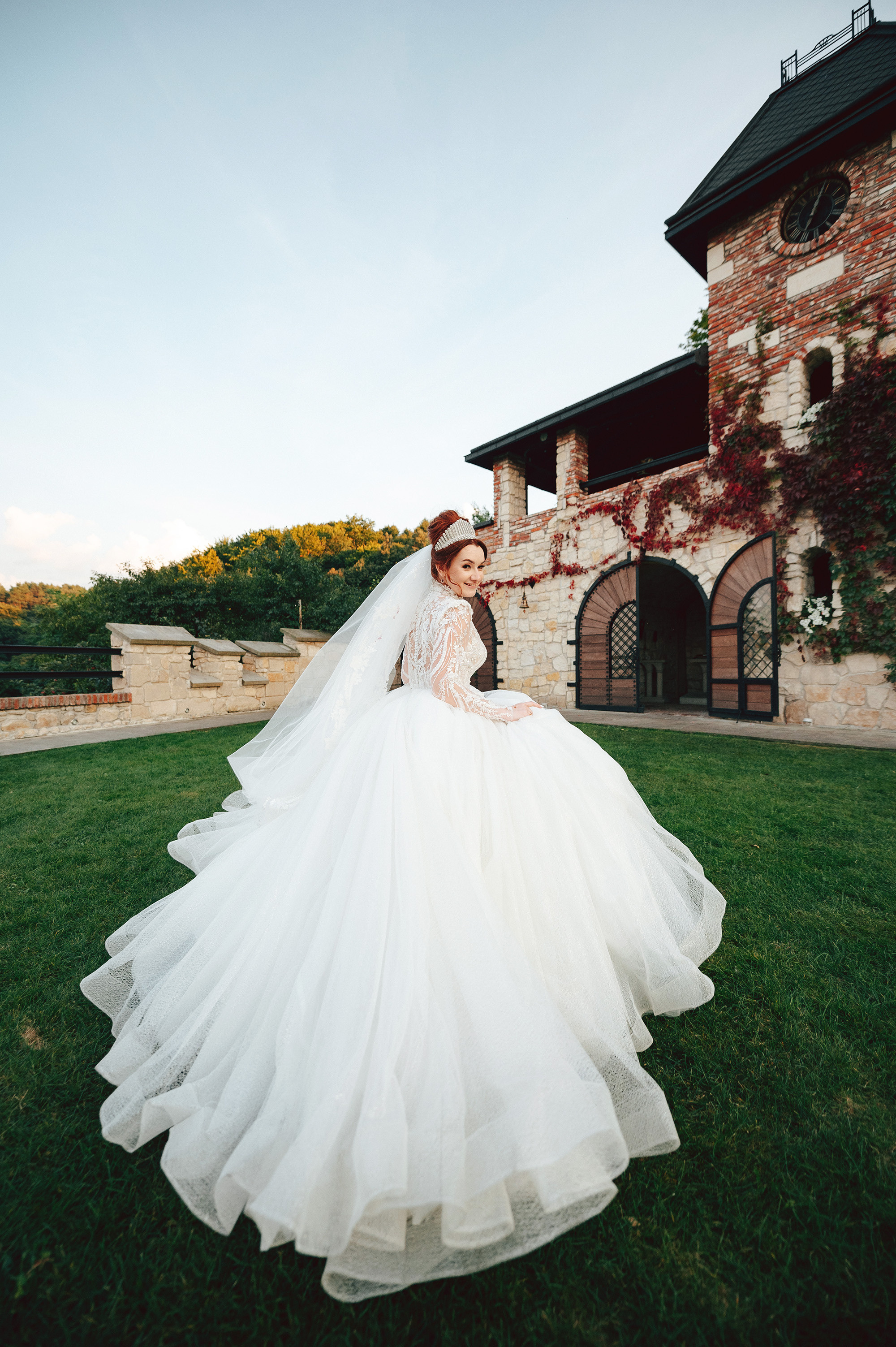 Märchenhafte Hochzeitsfotografie im Schlosshotel