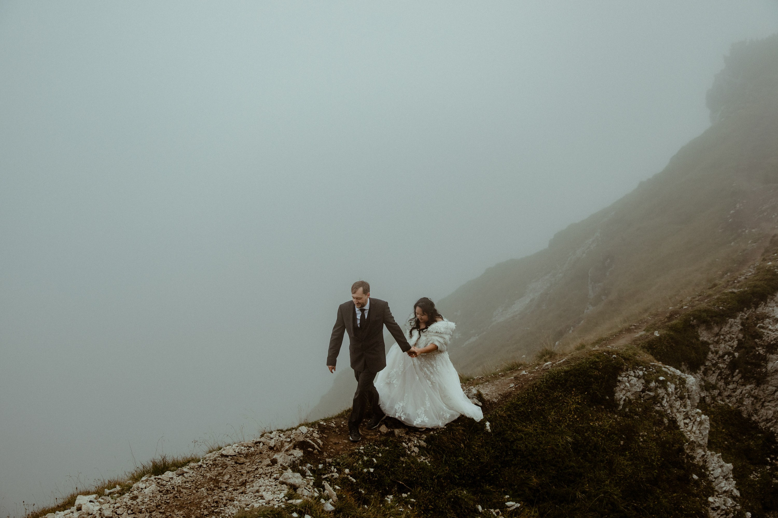 Secret Dolomites elopement at Lago di Braies & Cadini di Misurina | Best place to elope in Italy. Iceland elopement photographer & videographer