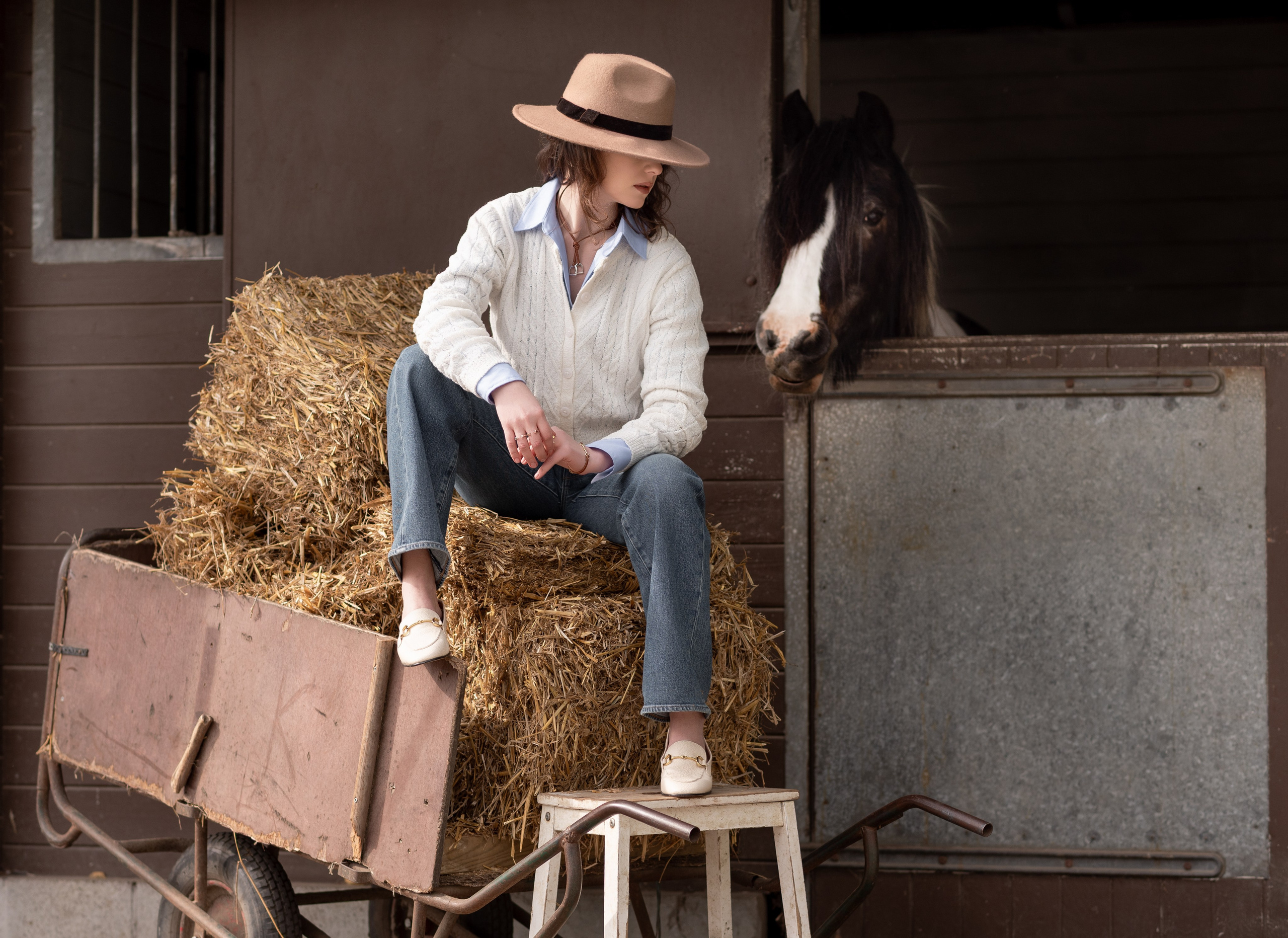Photoshoot with Horses. Professional Photograher, Antwerpen/Belgium
