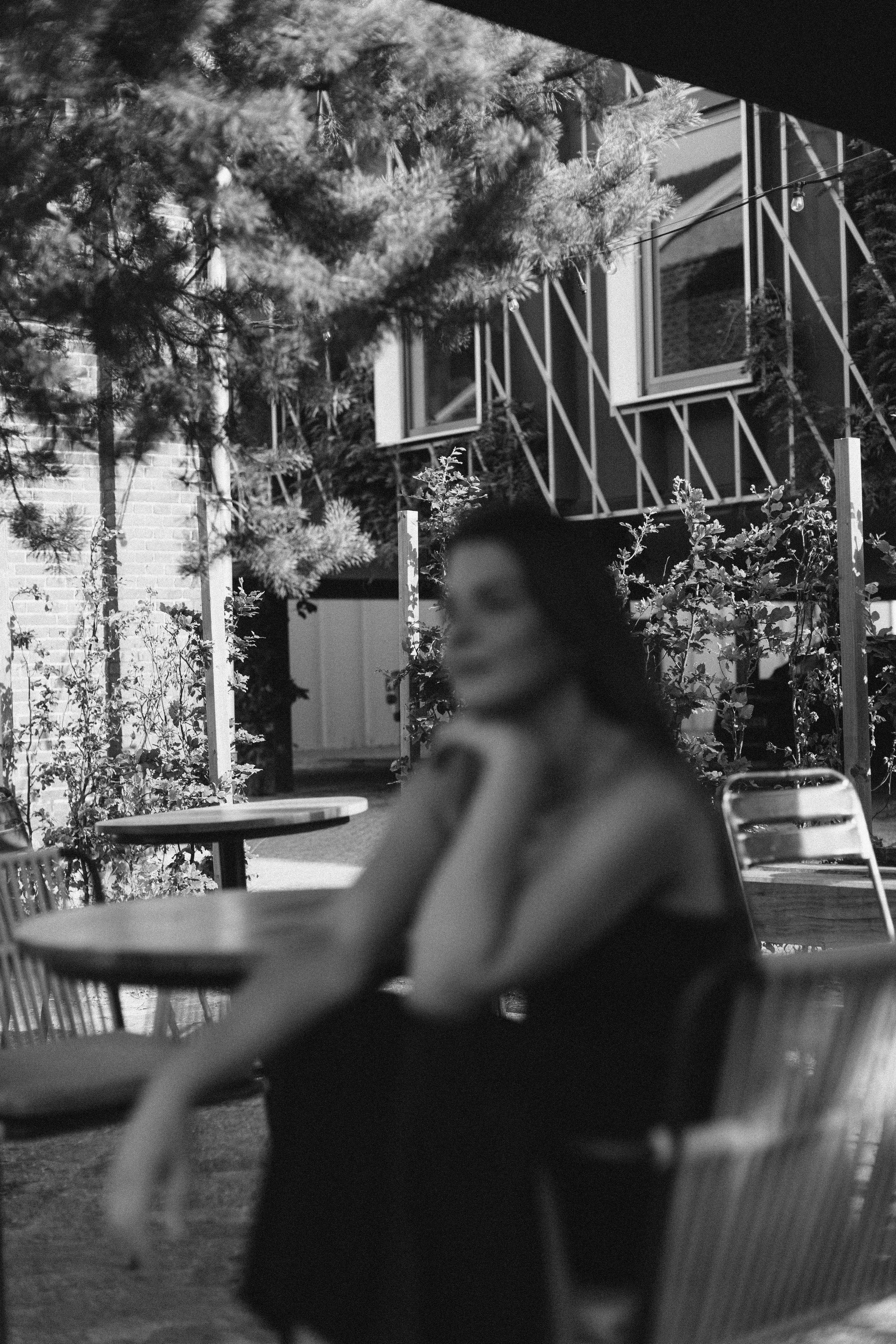 Daria. Shooting a photographer. True self