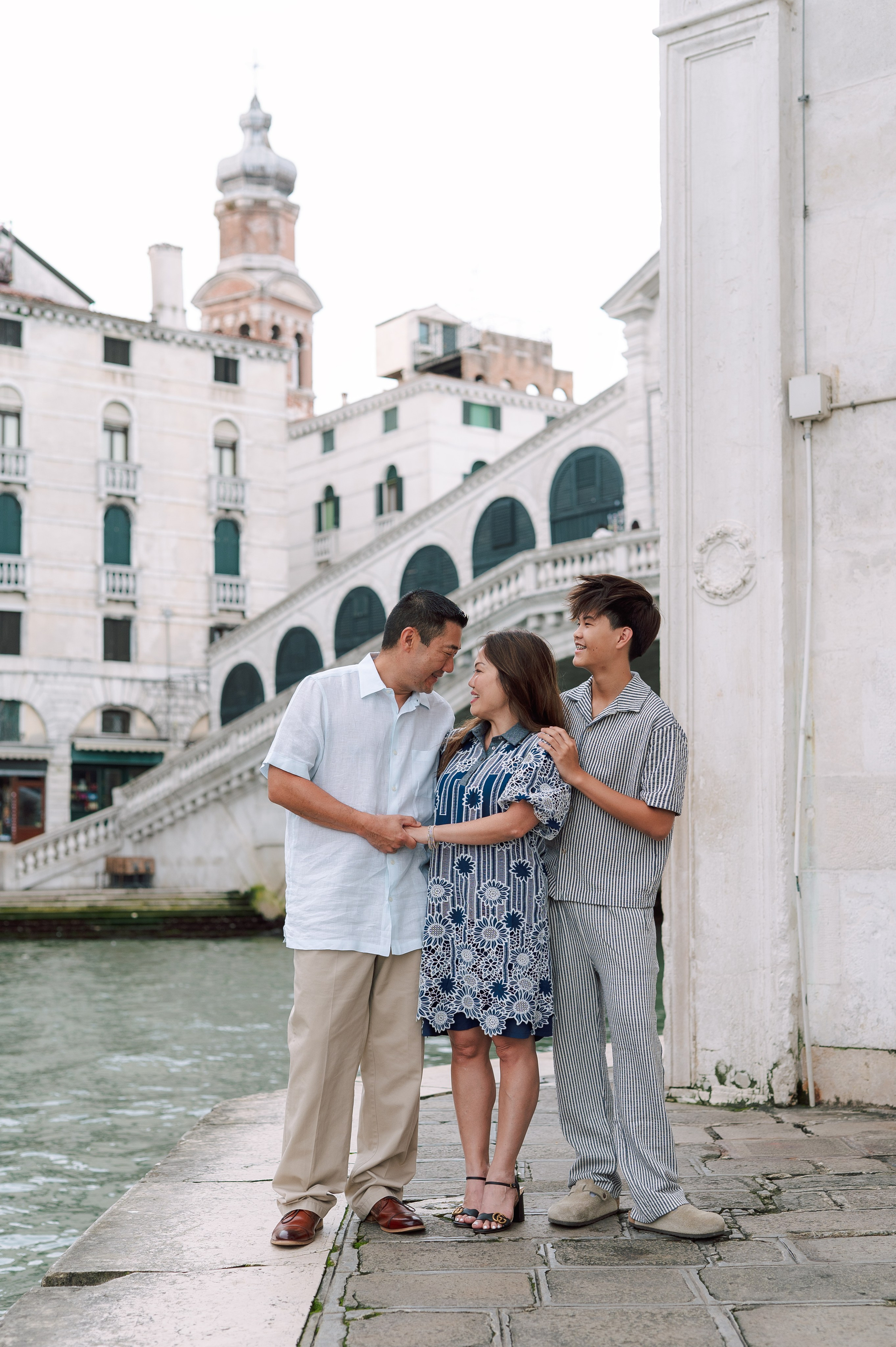 Jennifer, Tim and Jayden. Photographer in Venice Anna Terzi