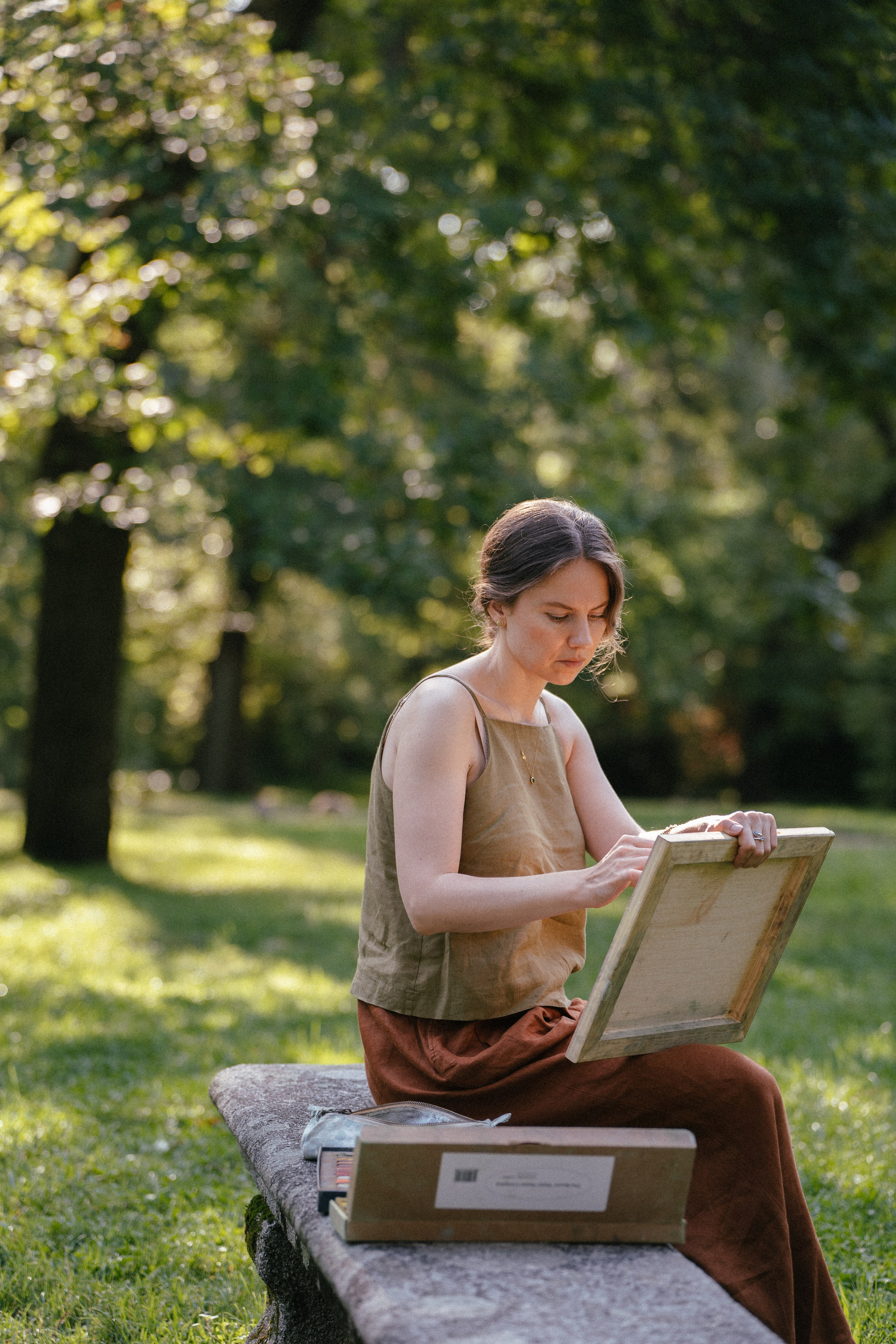 Контент съемка для художника. Фотограф в Мадриде Алена Белянинова