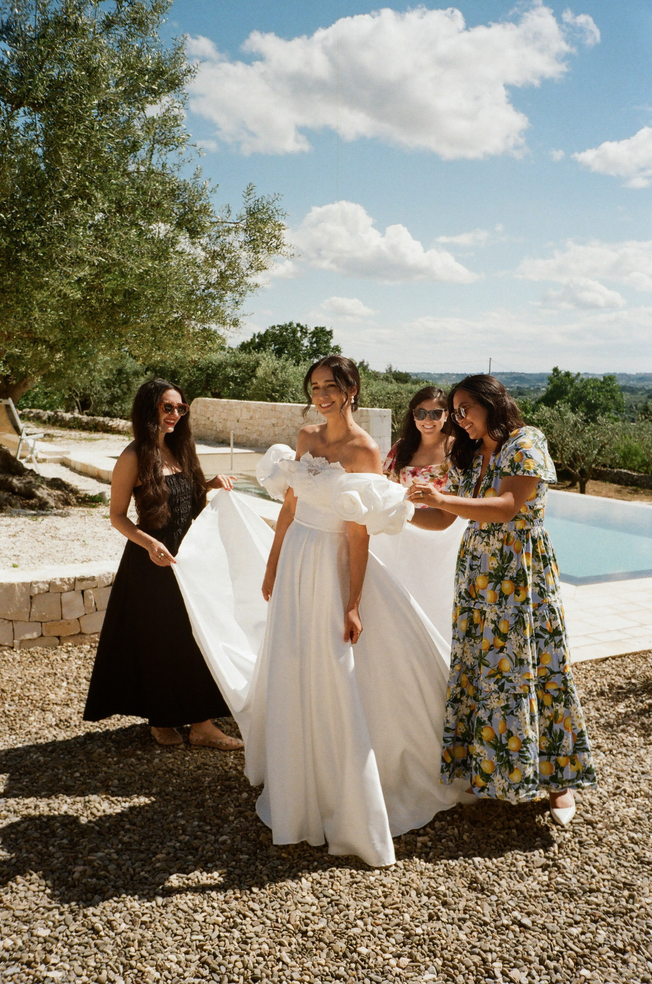 Stephanie & Christian film photos. Wedding photographer Italy