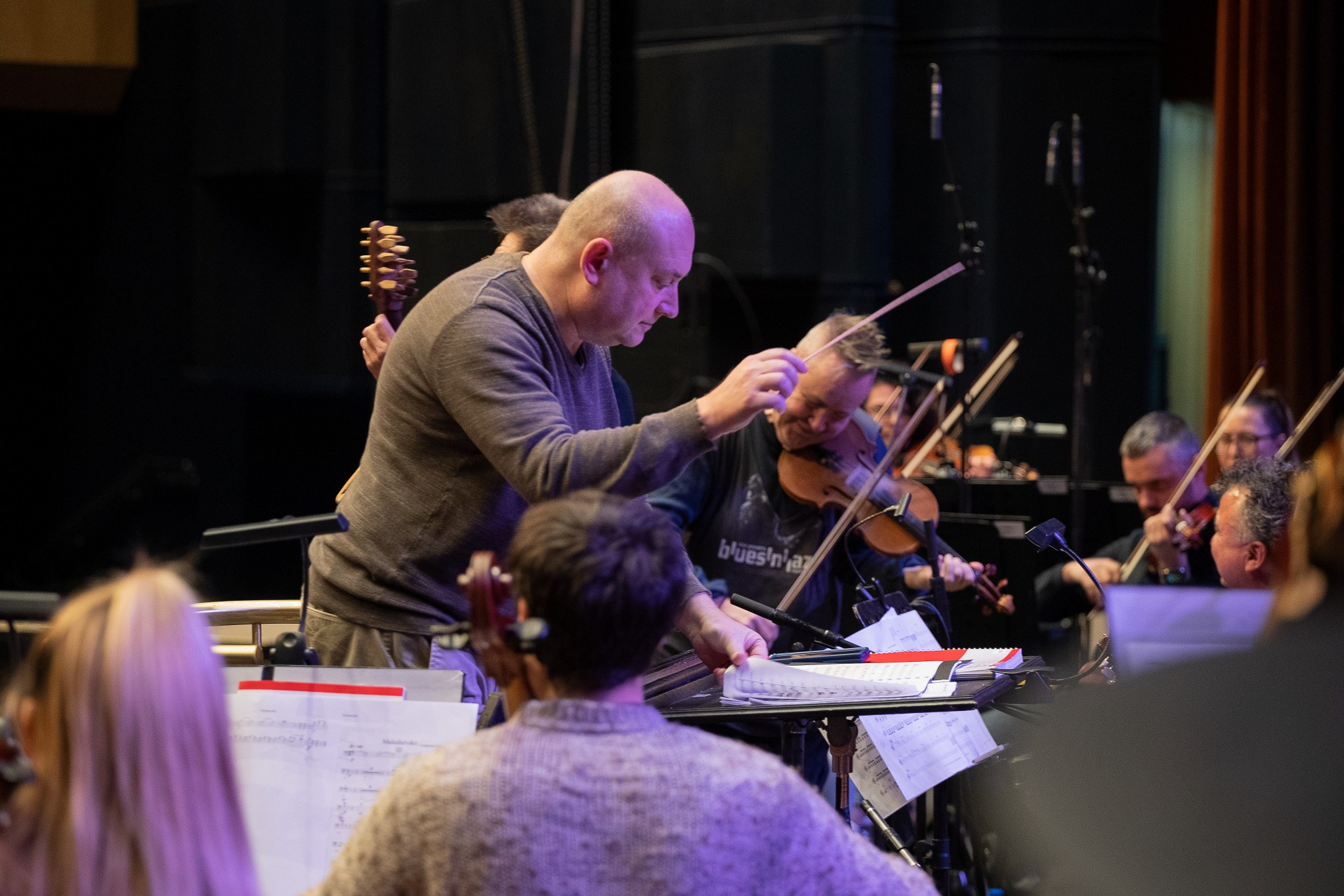 Найджъл Кенеди и Георги Андреев — репетиция и концерт в София, 13.02.2025. Александър Сандев - личен сайт на фотографа