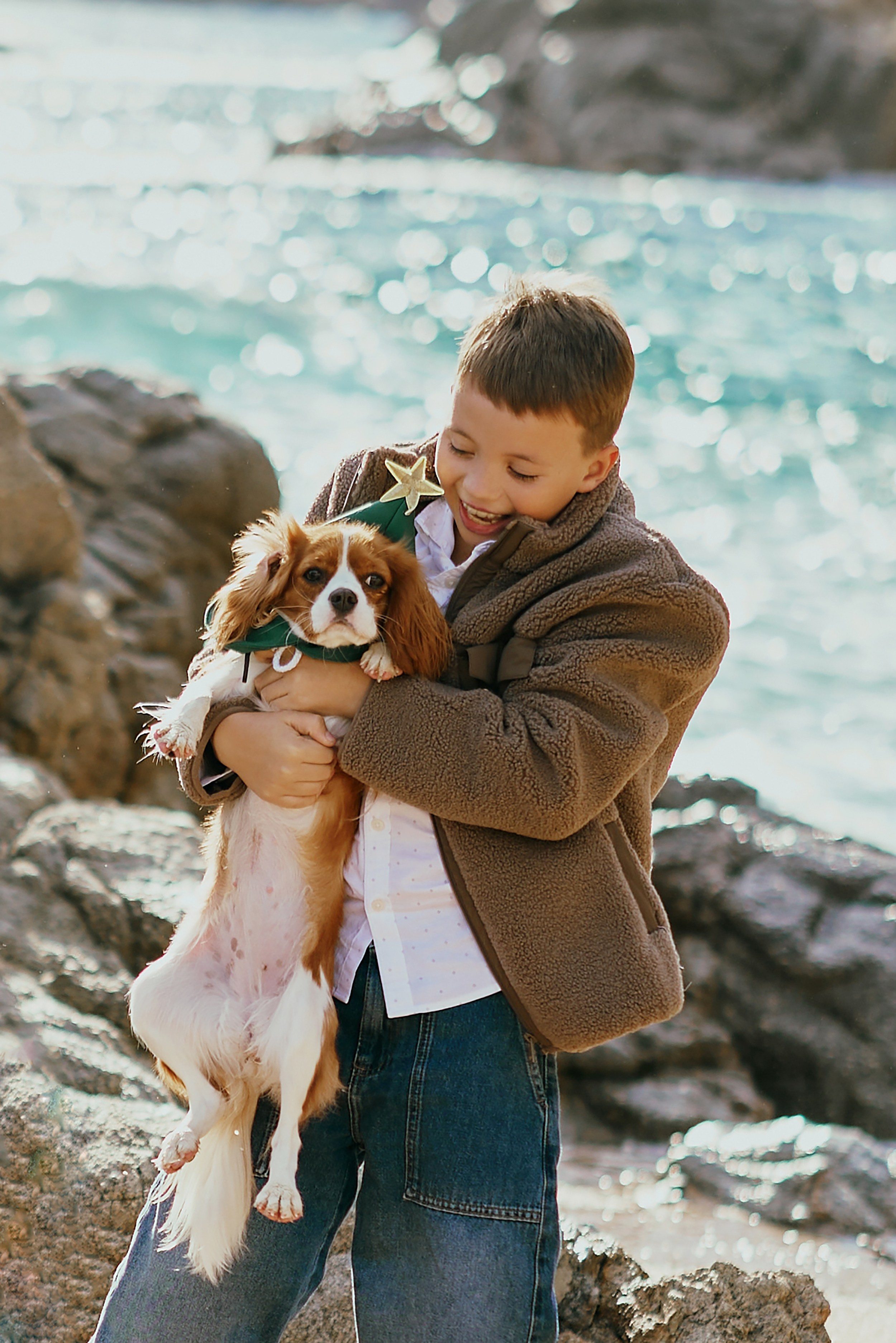 Елка на пляже. Веселая компания. Фотограф в Барселоне Жанна Захарченко