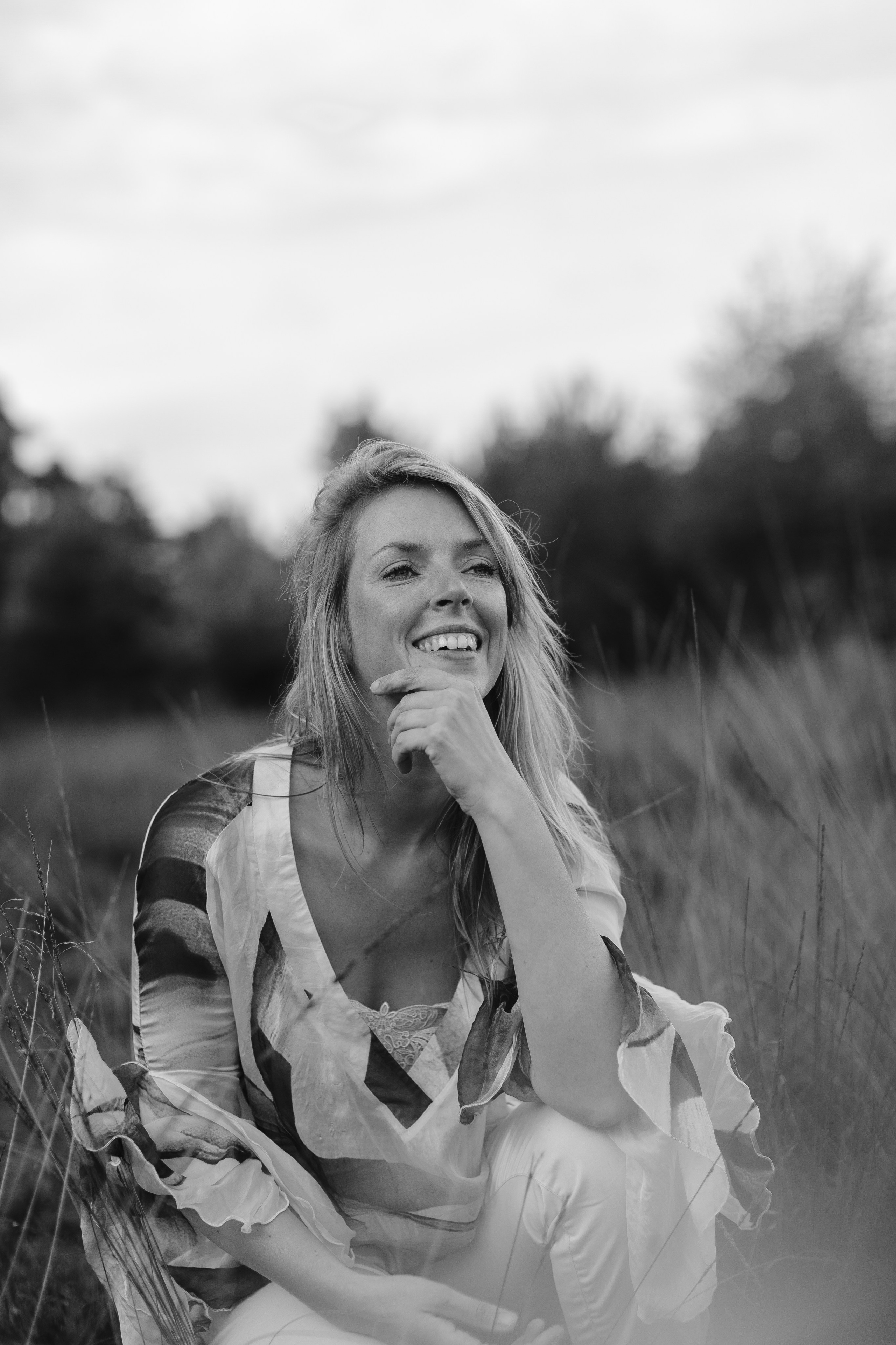 Paula. Walk in Strabrechtse Heide. True self