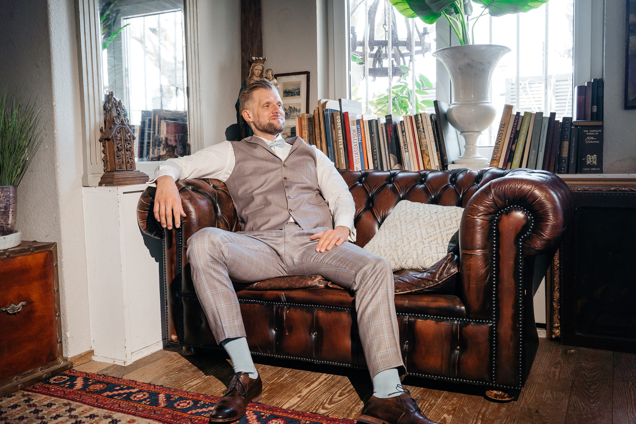 S & M im Ladü D´dorf. Hochzeitsfotograf für Moers, Niederrhein, Düsseldorf, NRW und Deutschland