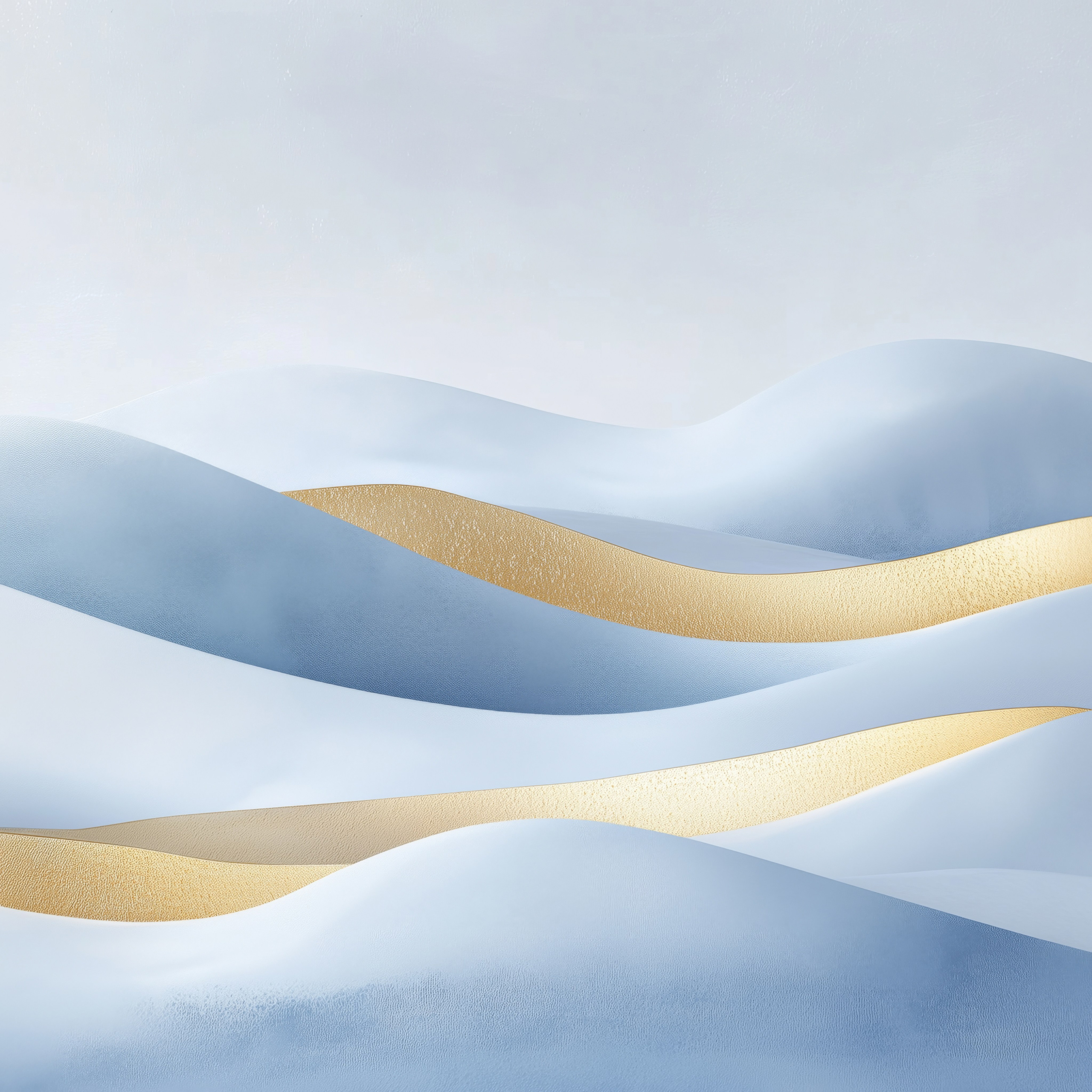 Silent symphony of winter. Lolly Shine. Contemporary digital artist